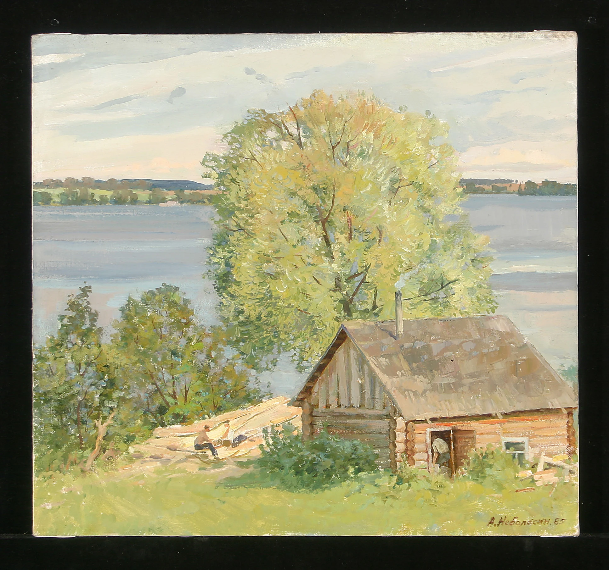 Bath House by Anatoli Alekseevich Nebolsin (1934–2006)