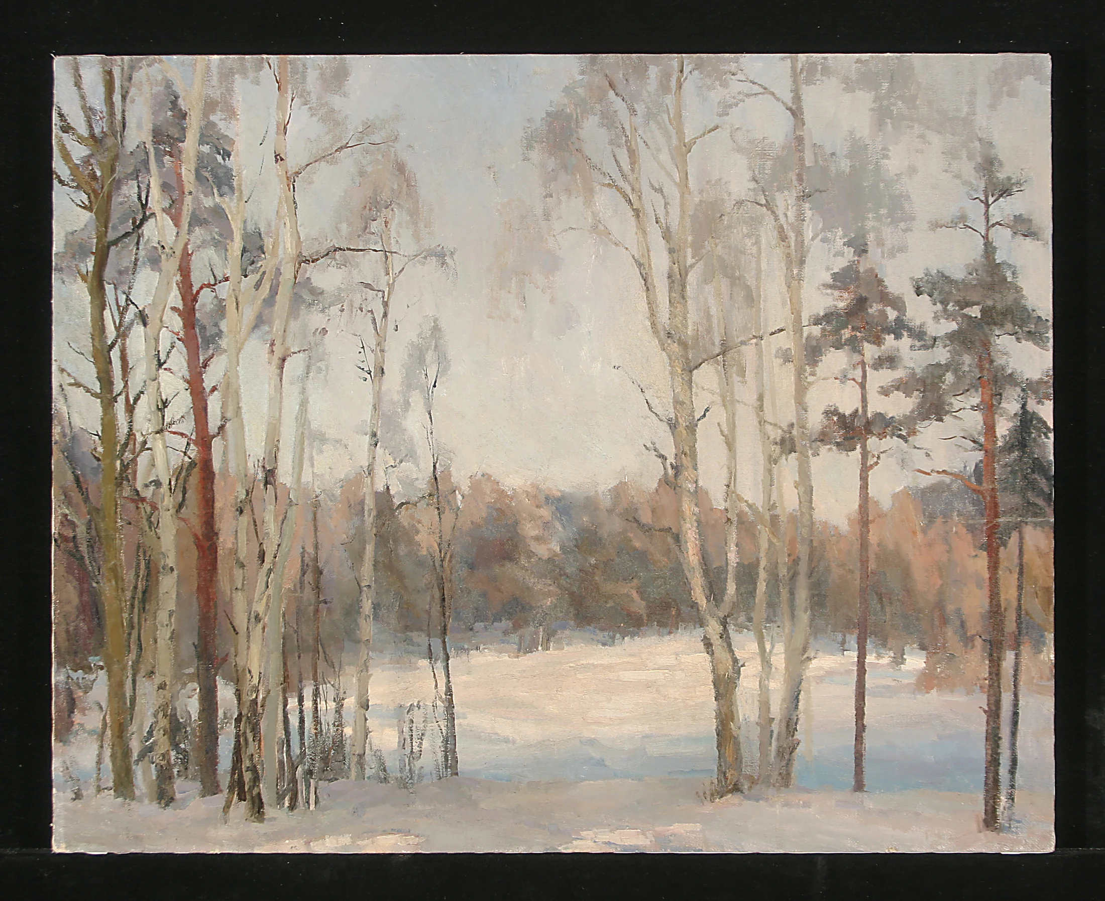 Winter by Anatoli V. Zhuravlev (b. 1963)