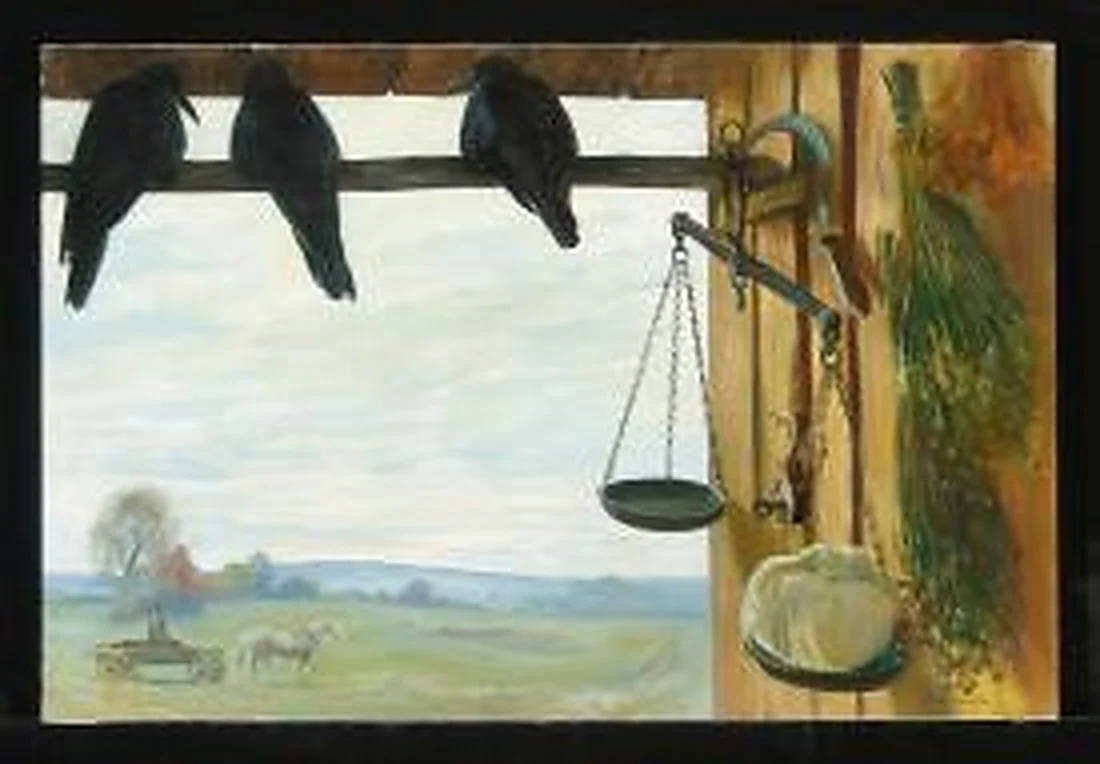 Crows by Vladimir Yevgenovich Shpakovsky (b. 1950)