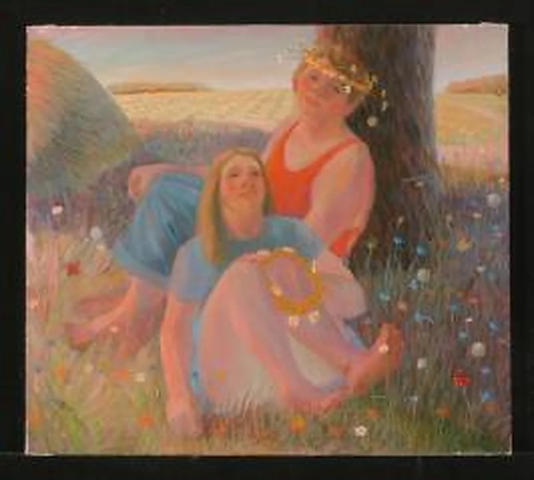 Cornflowers by Viktor Andreevich Donskoi (b. 1945)