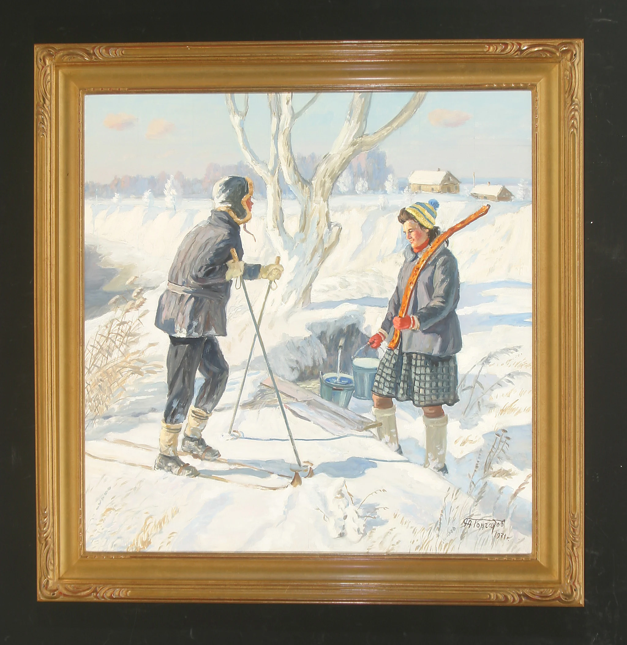 Near the Spring by Grigori Andreevich Goncharov (1913–2001)