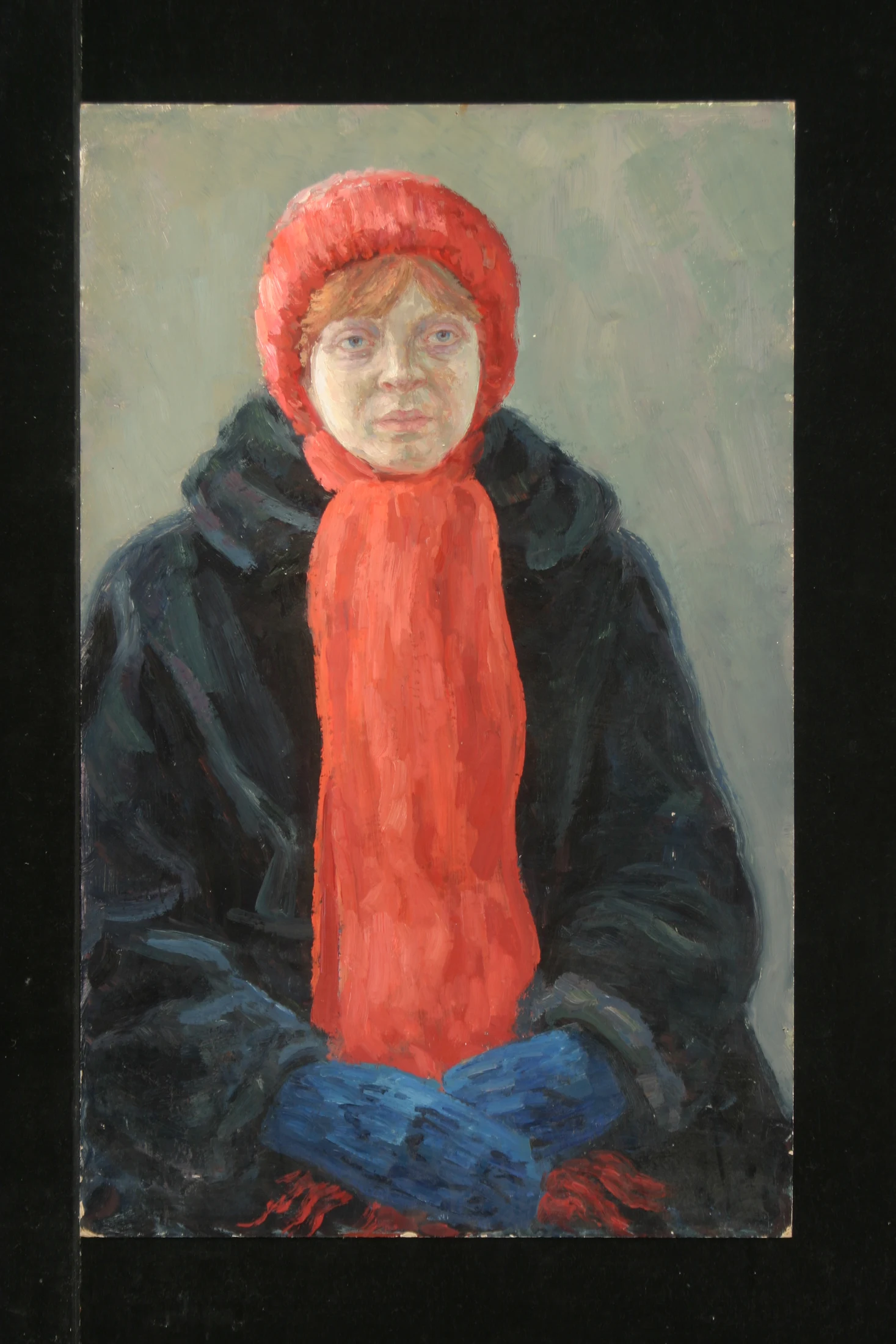 Portrait of a Girl by Anatoli Alekseevich Nebolsin (1934–2006)
