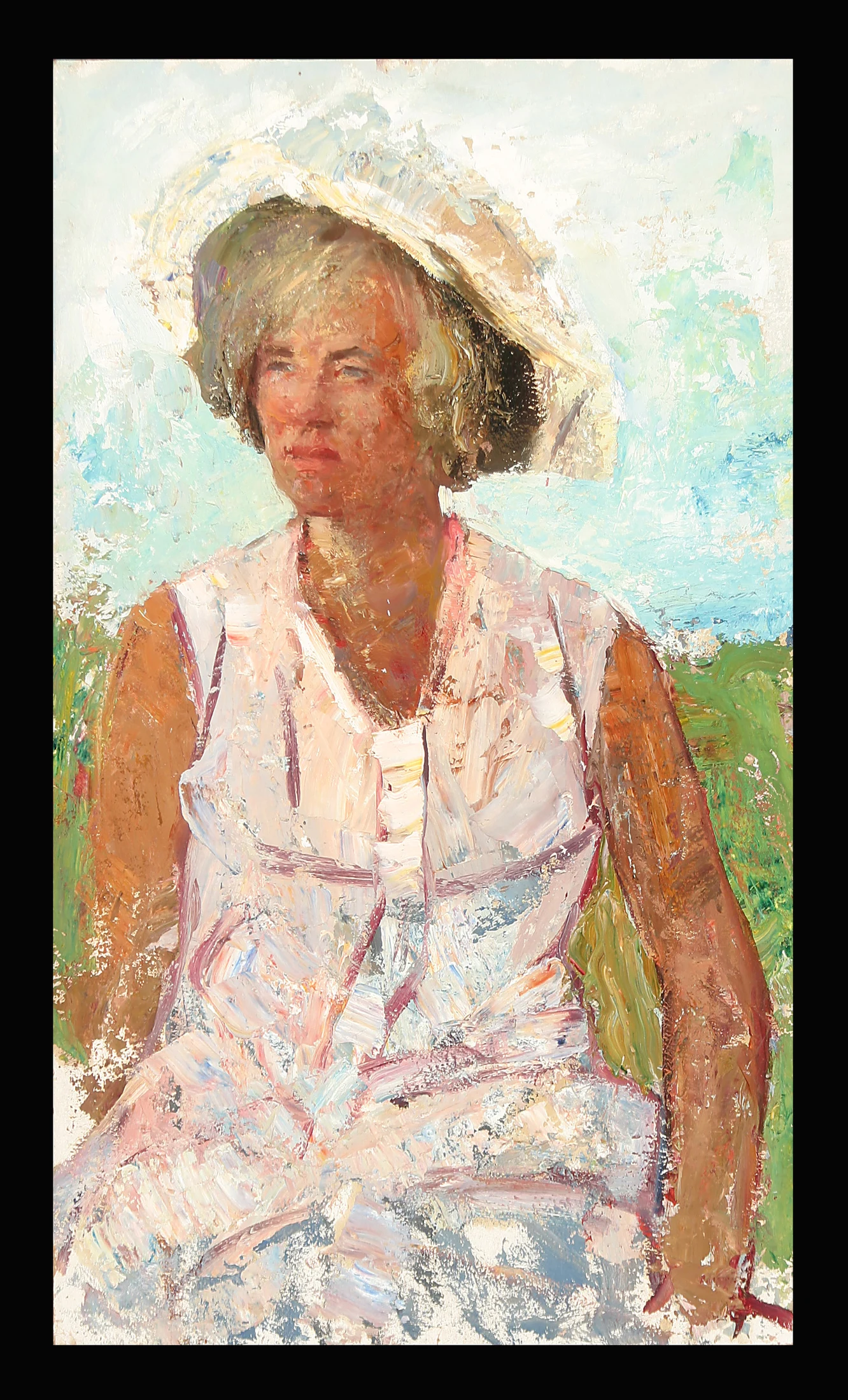 In the Sun by Yevgeni Borisovich Khoroshilov (1930–1982)