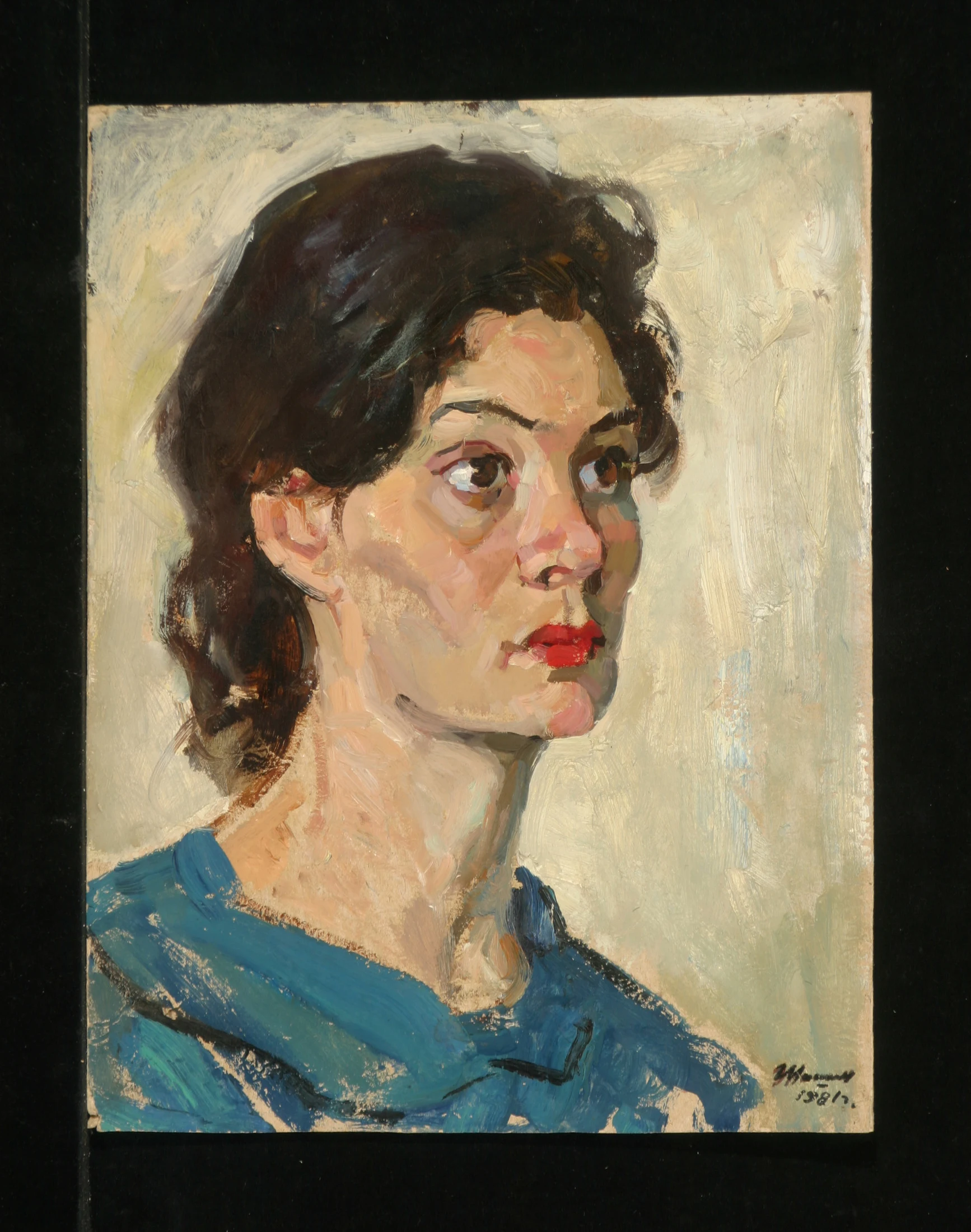 Portrait of a Woman by Ivan Grigorevich Mishin (1928–2001)