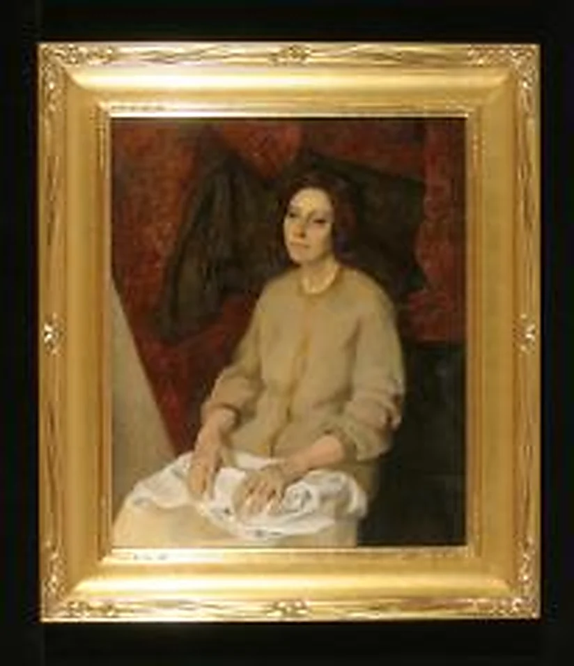Portrait of a Girl by Yaroslav Khairullavich Kurbanov (b. 1968)