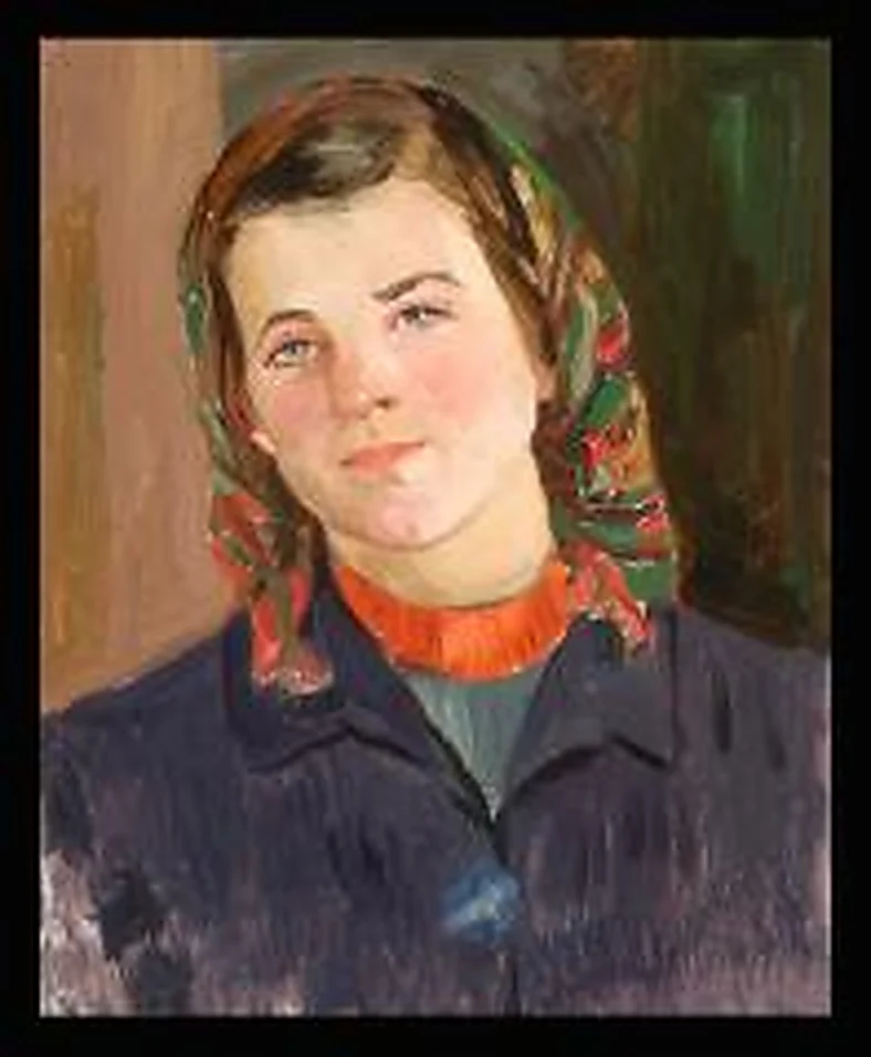 A Girl by Boris Andreevich Goncharov (1921–1959)