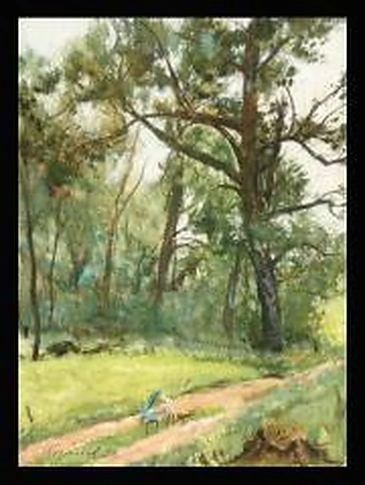Oaks by Viktor Vasilievich Vorobev (b. 1925)