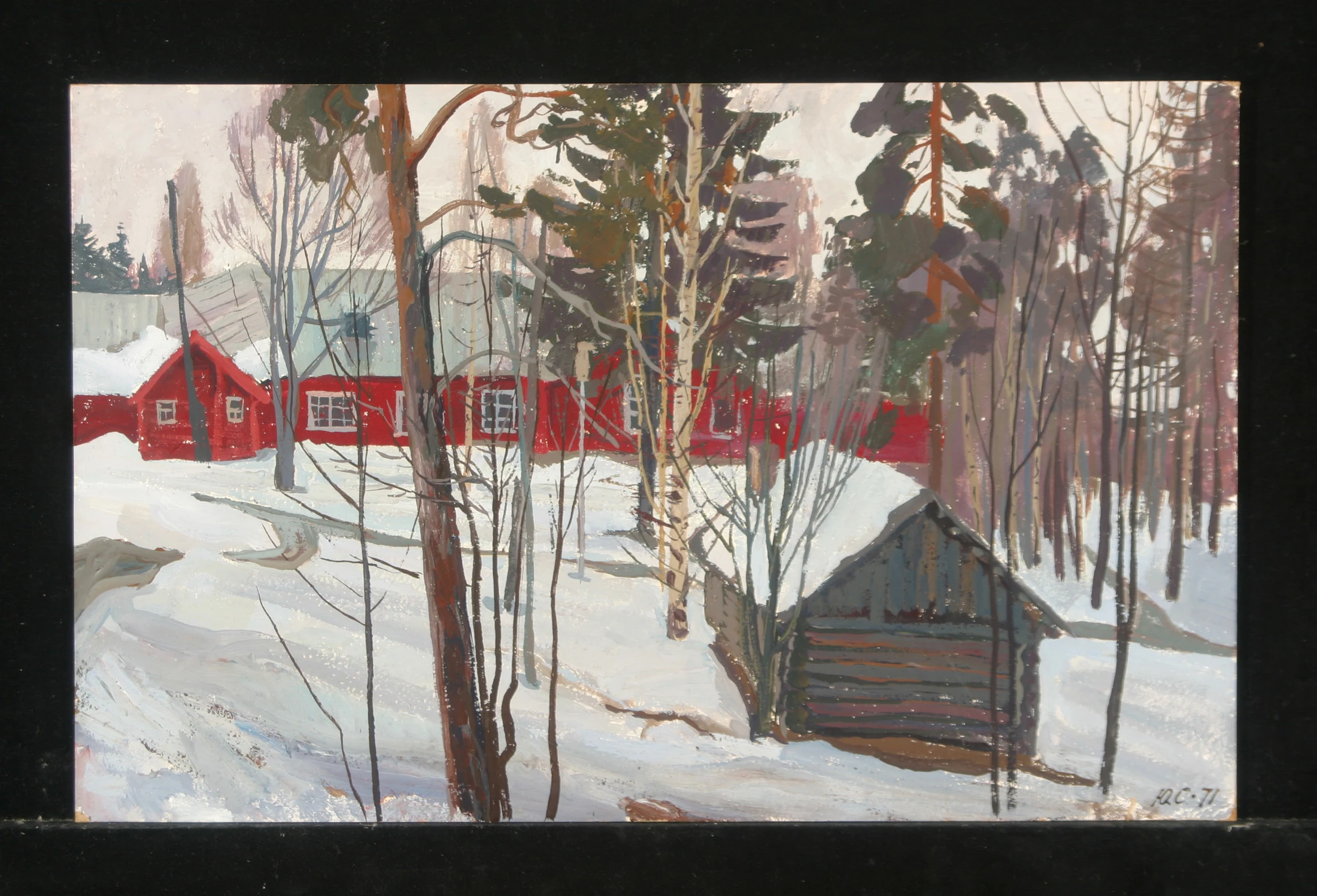 Academic Dacha by Yuri Petrovich Sanin (1939–1997)
