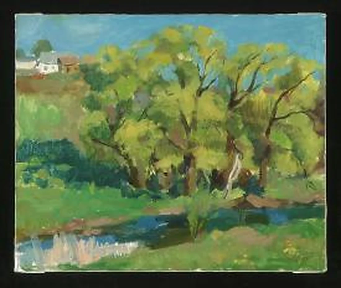 First Greenery by Sergei Petrovich Gulevsky (b. 1954)