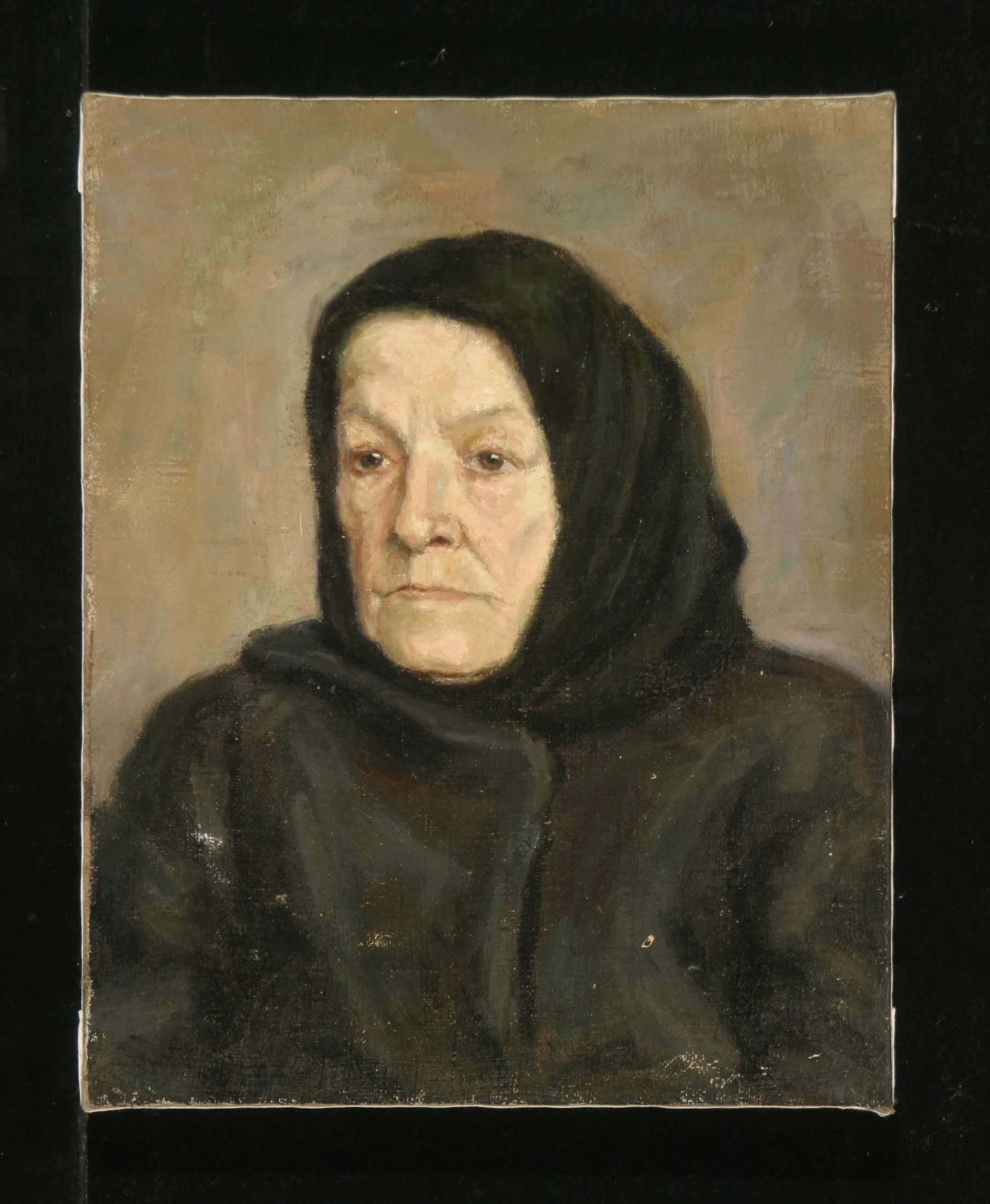 Portrait of an Old Woman by Yevgeni Osipovich (Iosifovich) Bukovetsky (1866–1948)