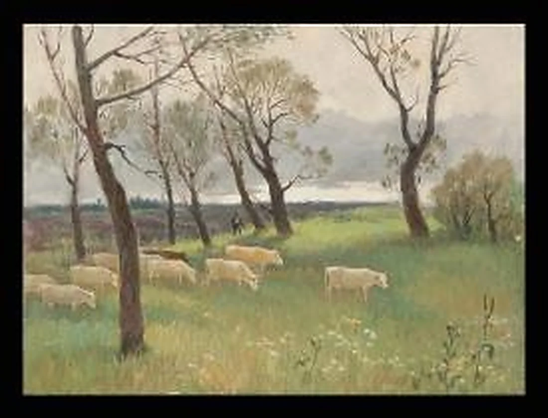 Herd by Vasili Timofeevich Losev (b. 1934)