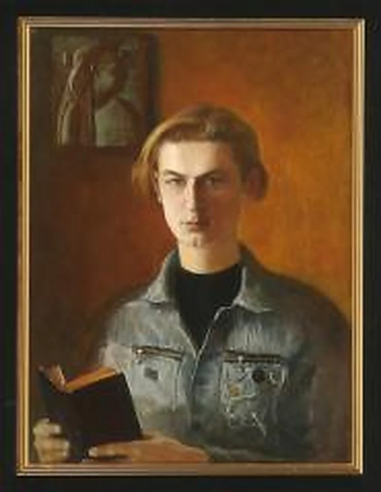 A Young Poet by Vladimir Yevgenovich Shpakovsky (b. 1950)