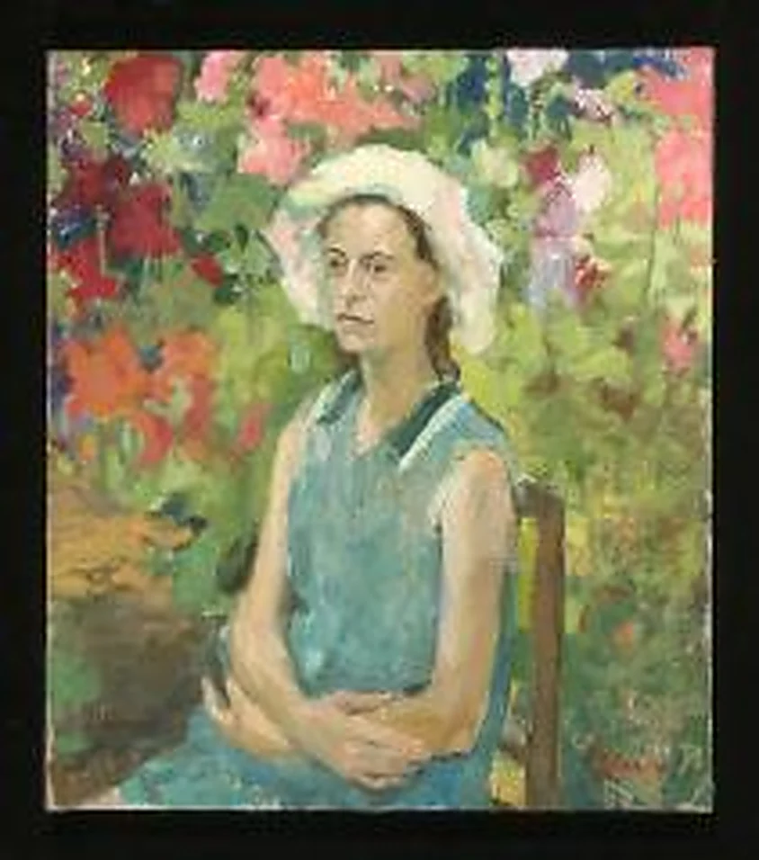 Portrait of the Artist's Wife by Alexander Petrovich Khoduk (b. 1968)
