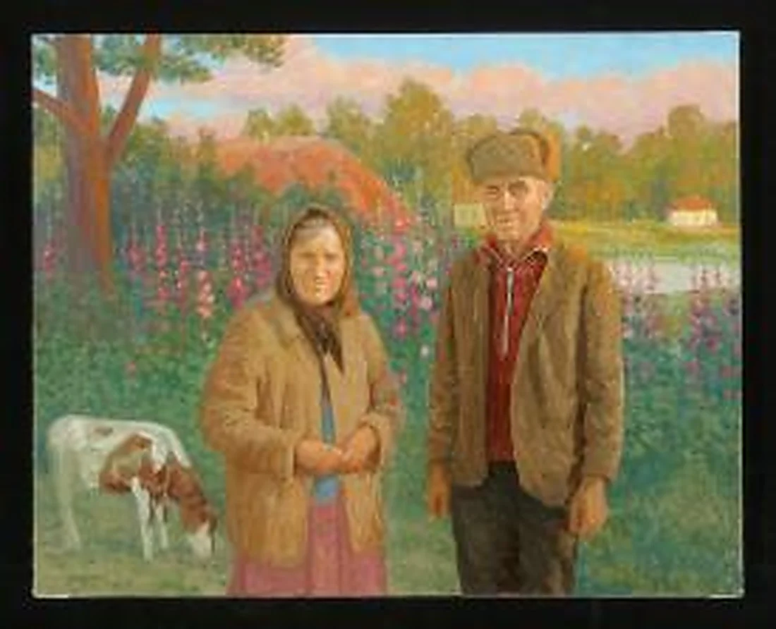 My Homeland by Alexander Mikhailovich Kurzanov (b. 1938)