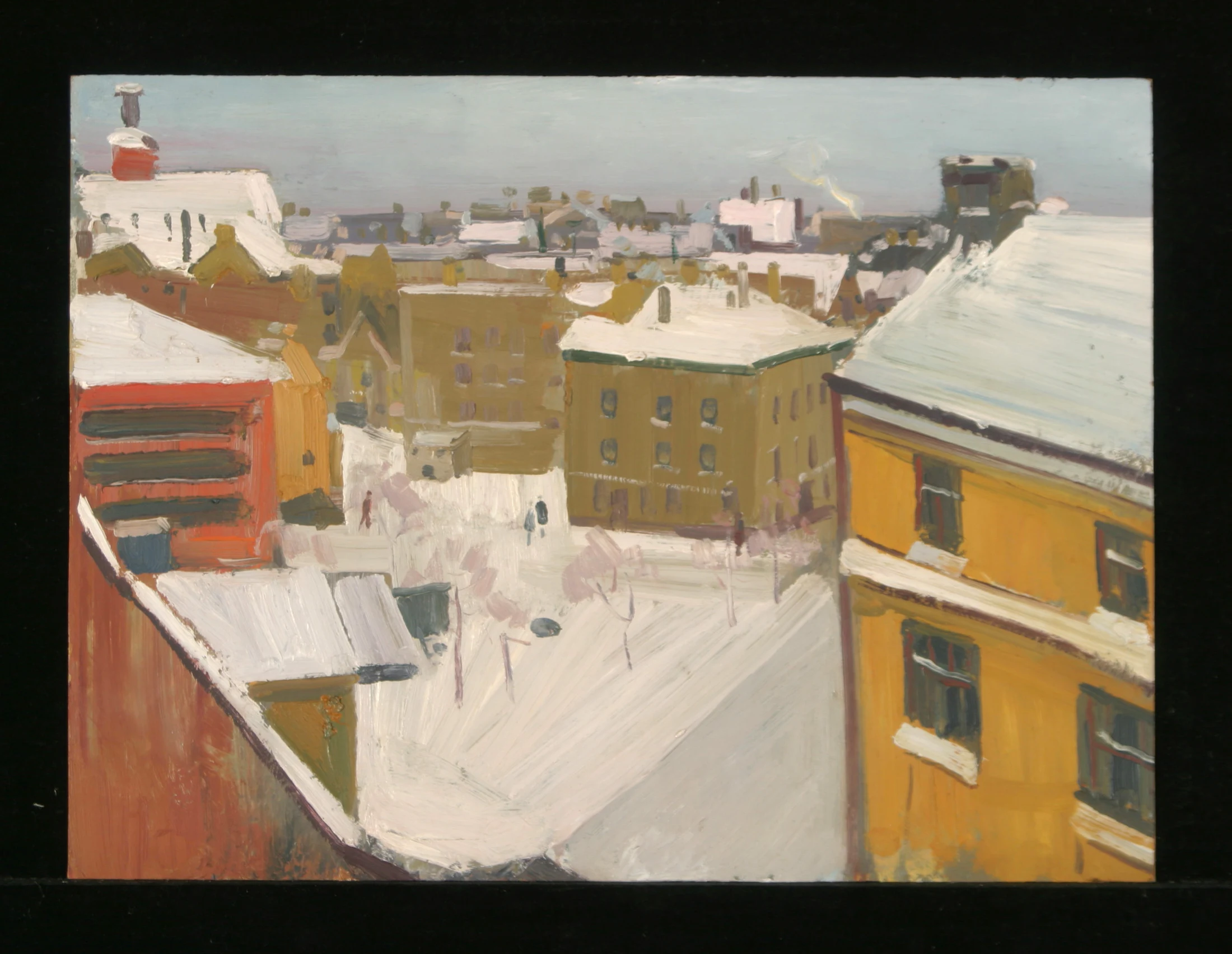 Riga, from the Window by Viktor Petrovich Slushnik (b. 1926)