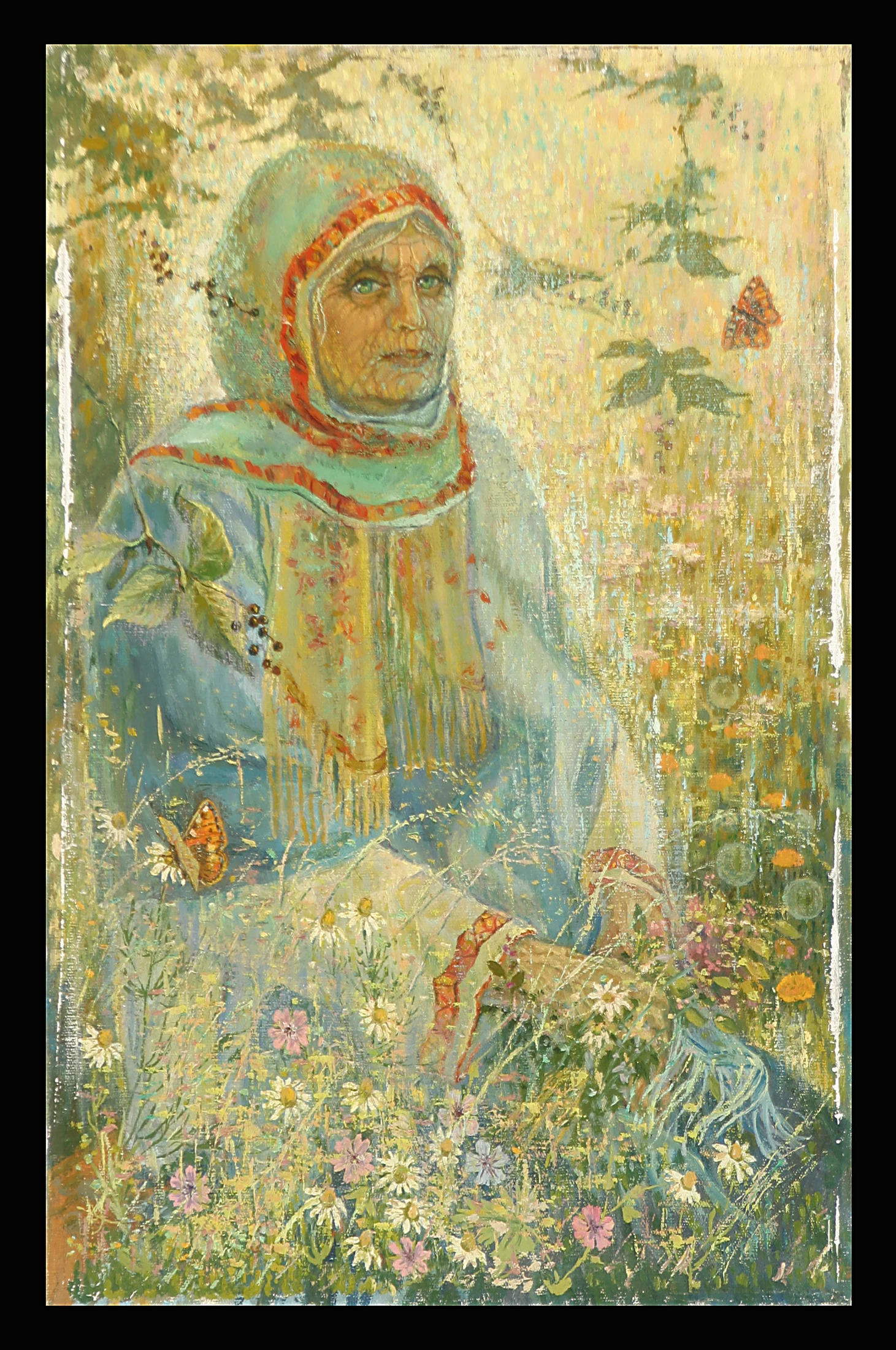 Portrait of the Mother by Nikolai Ivanovich Plonish (1936–2004)