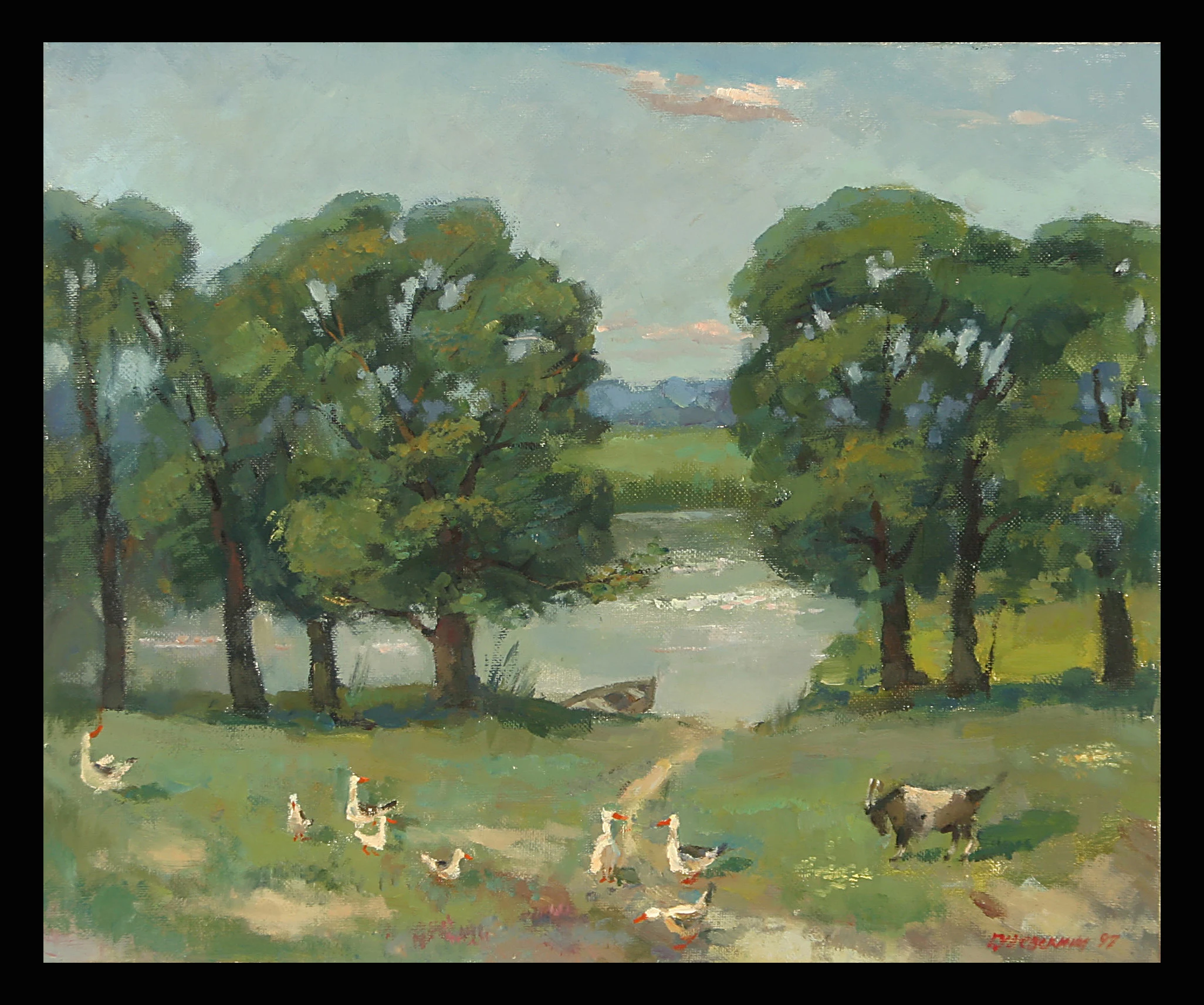 Summer by Sergei Petrovich Gulevsky (b. 1954)