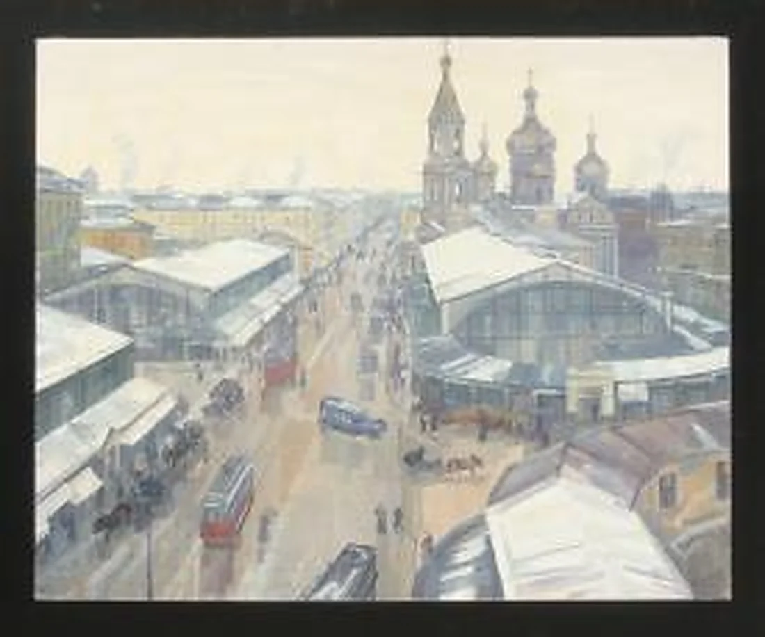Petrograd 1914 by Igor Vladimirovich Suvorov (b. 1932)