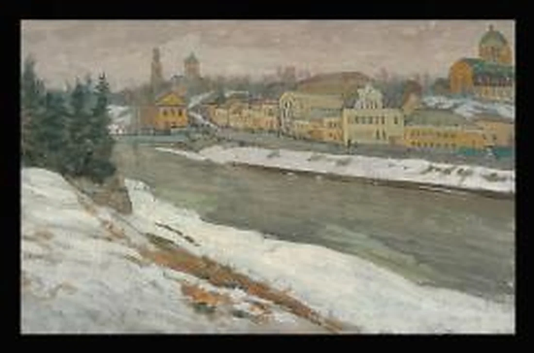 Torzhok by Alexander Mikhailovich Kurzanov (b. 1938)