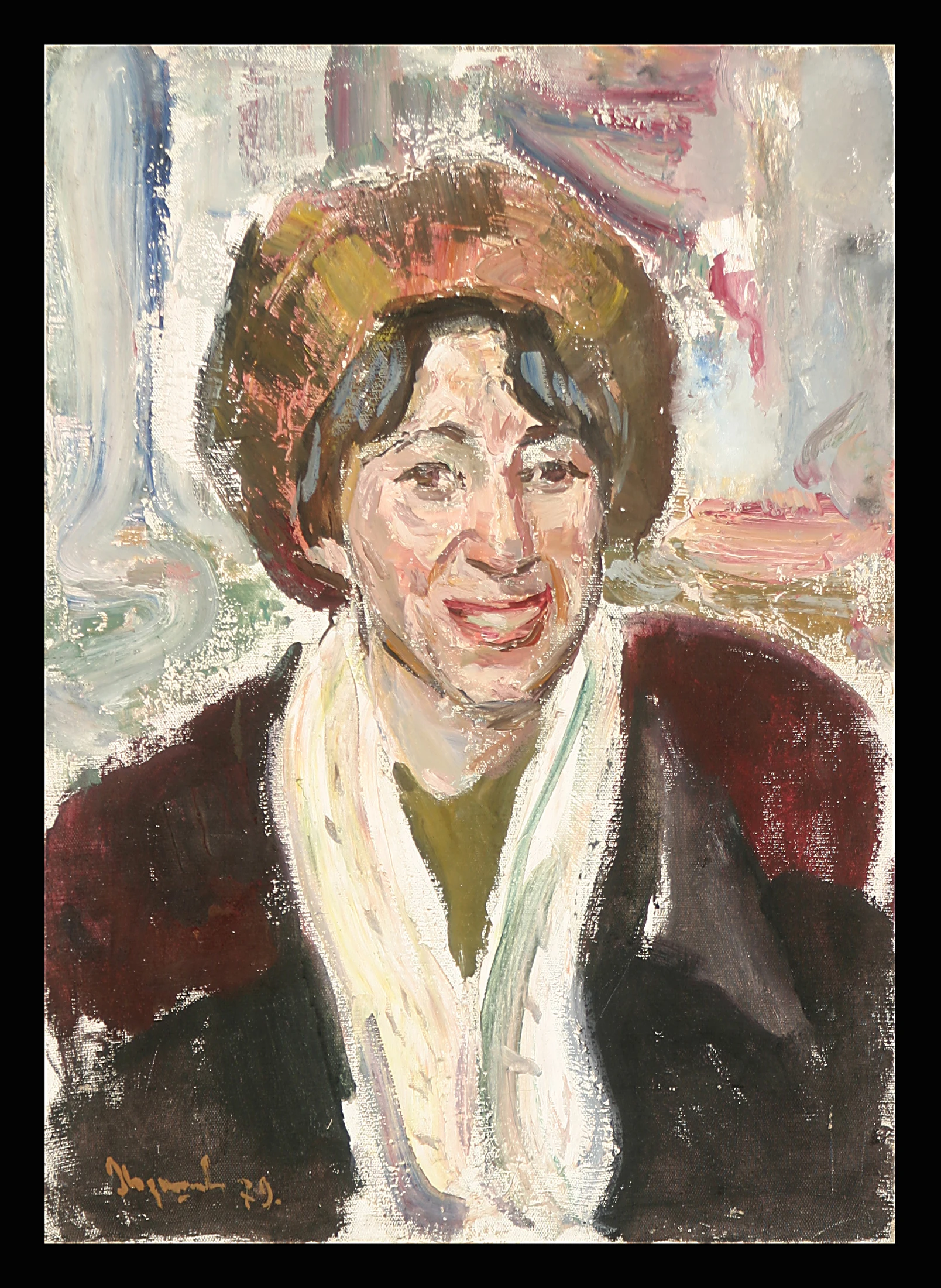 Portrait of a Woman by Yevgeni Borisovich Khoroshilov (1930–1982)