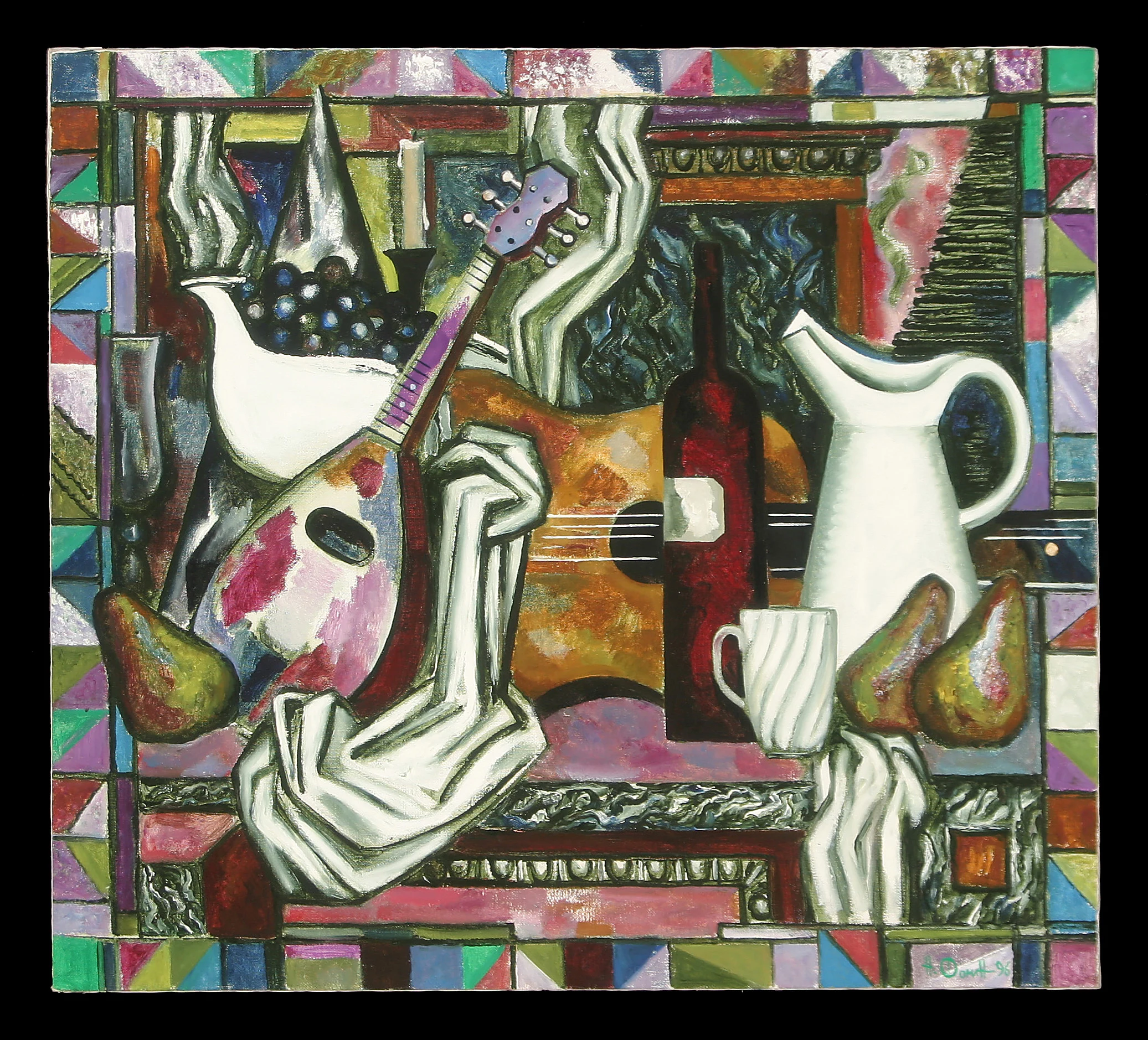 Still Life with a Mandolin by Nikita Petrovich Fomin (b. 1949)