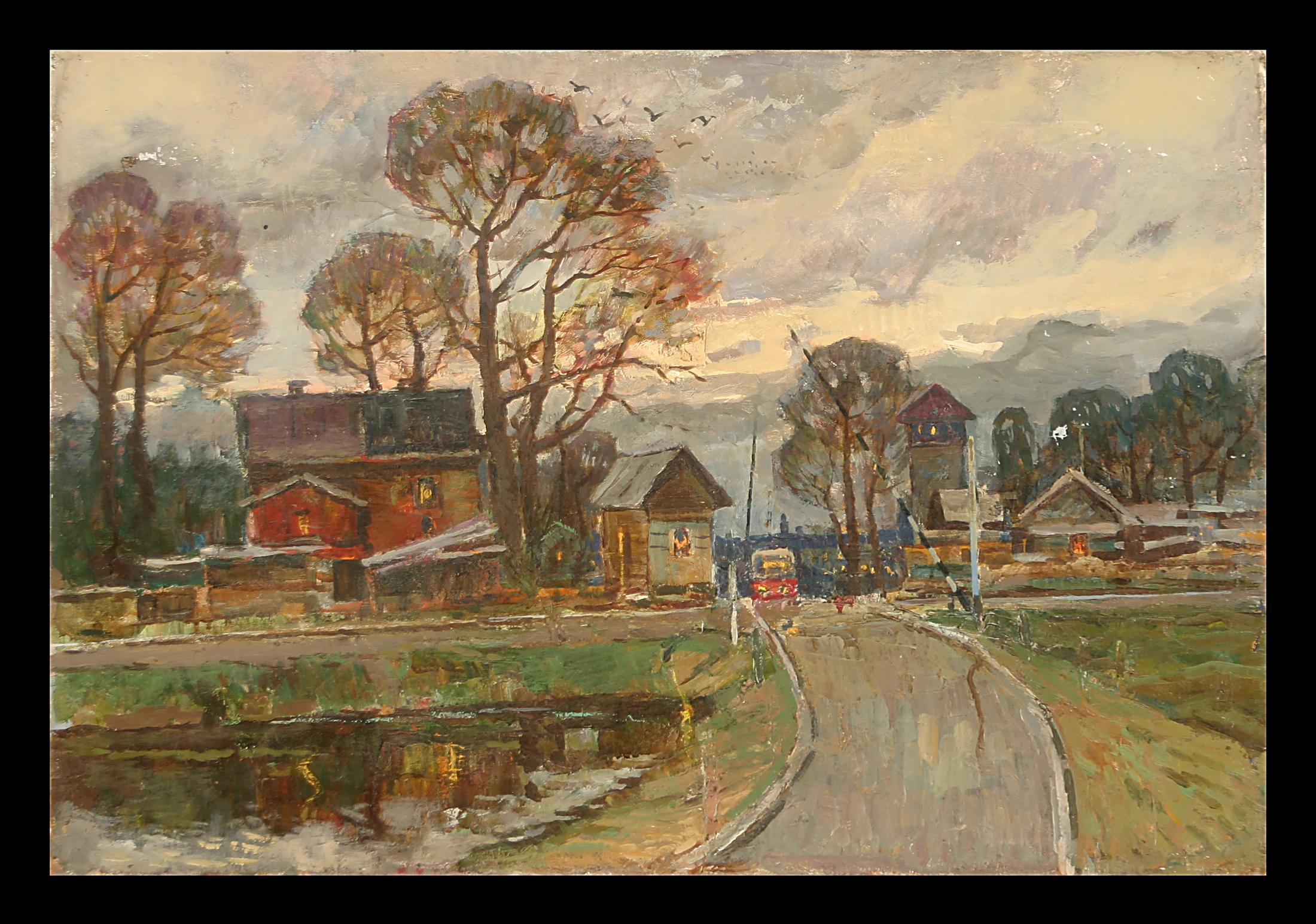 Evening by Georgi Andreevich Melekhin (1933–2000)
