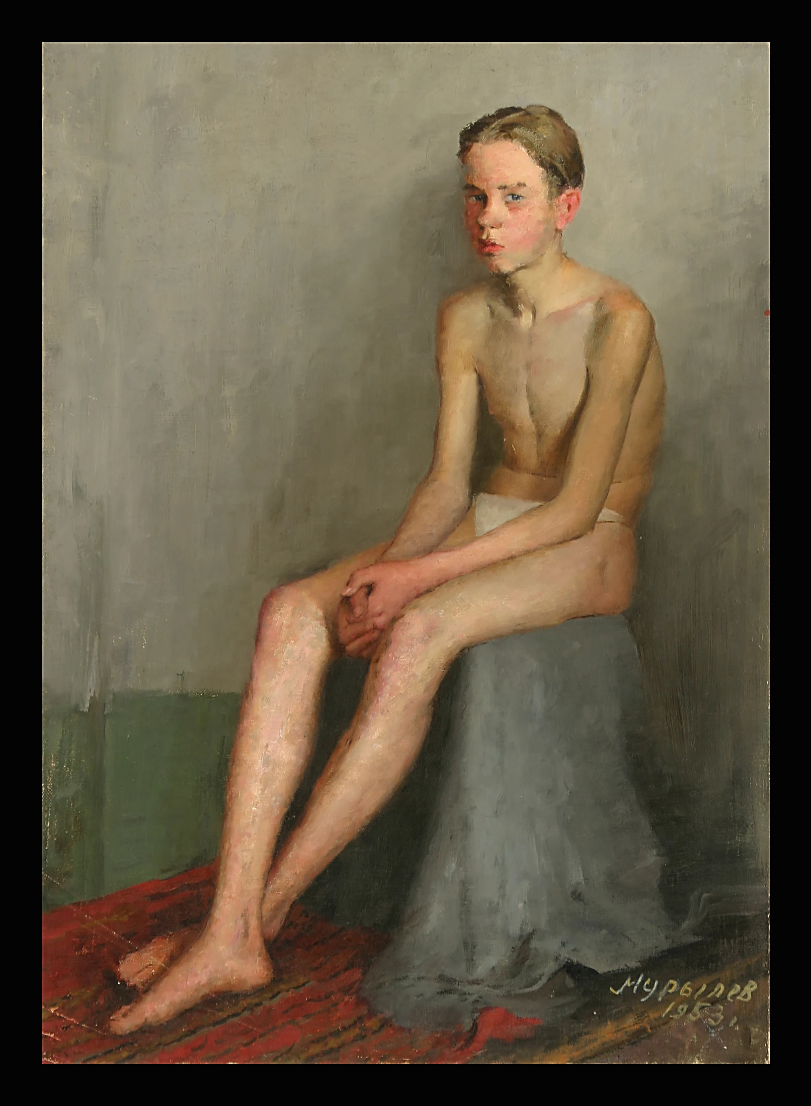 Naked Boy by Aleksandr Sergeevich Murylev (1924–2001)