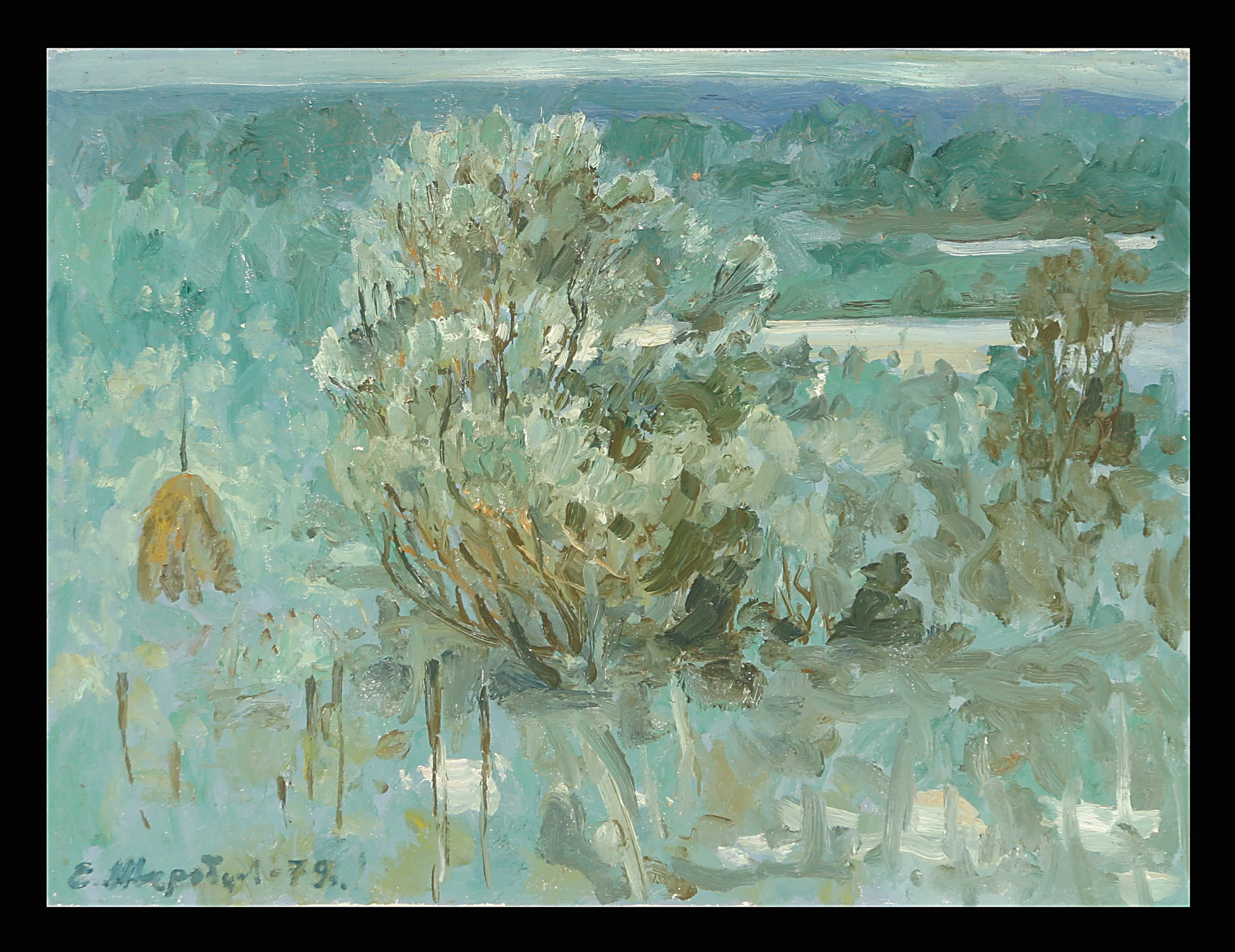 Lake by Igor Semenovich Zherebtsov (b. 1941)