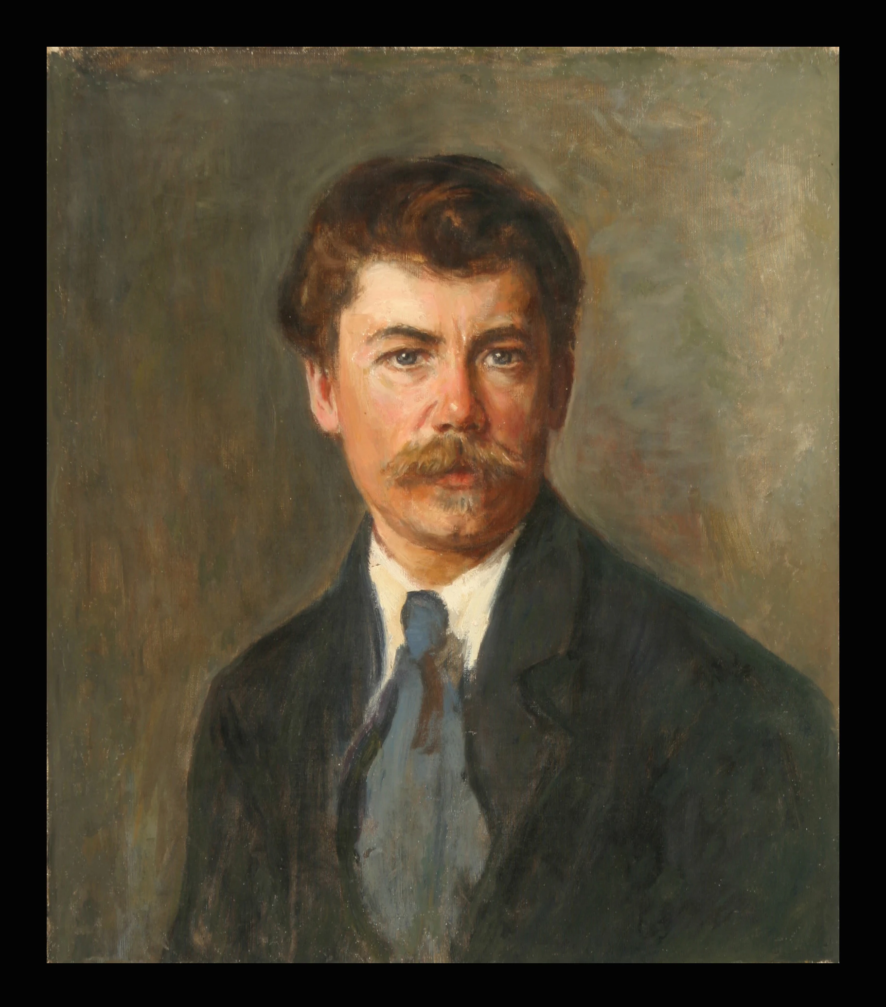 Portrait of the Artist Kalninko by Yevgeni Osipovich (Iosifovich) Bukovetsky (1866–1948)