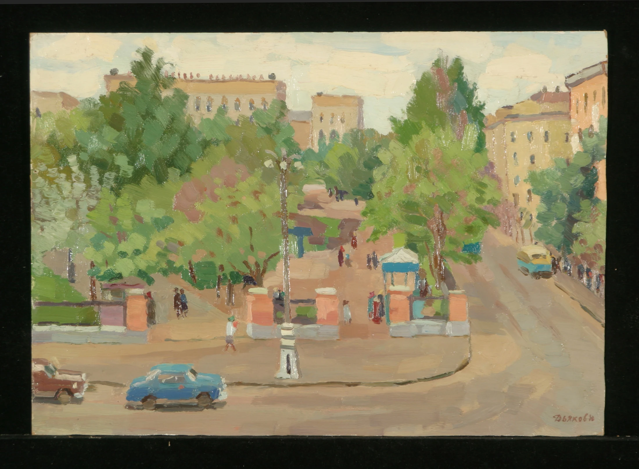 Koltsov Square (Voronezh) by Yuri Petrovich Dyakov (1929–2008)