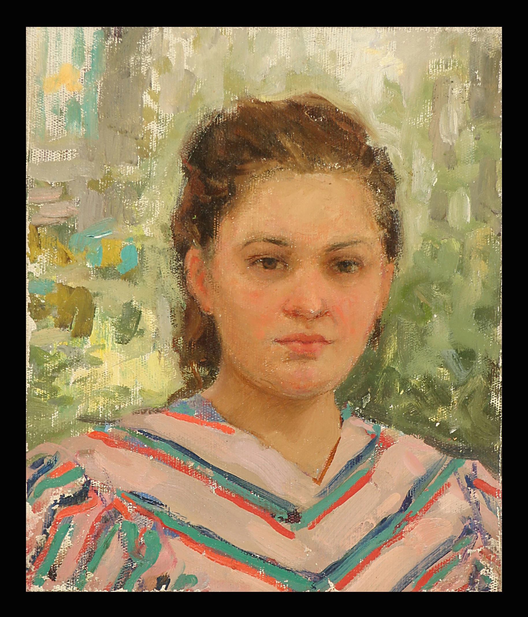 A Young Girl by Nikolai Alekseevich Trunov (b. 1924)