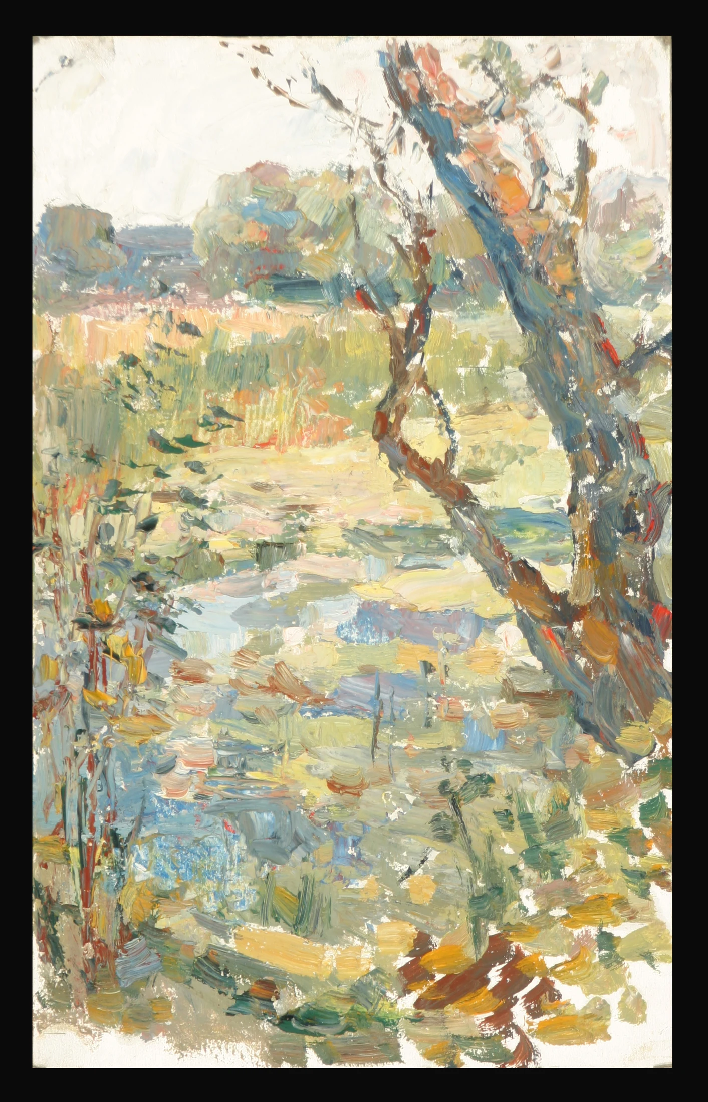 Sunset at the River Bitug by Kseniya Nikolaevna Uspenskaya (b. 1922)