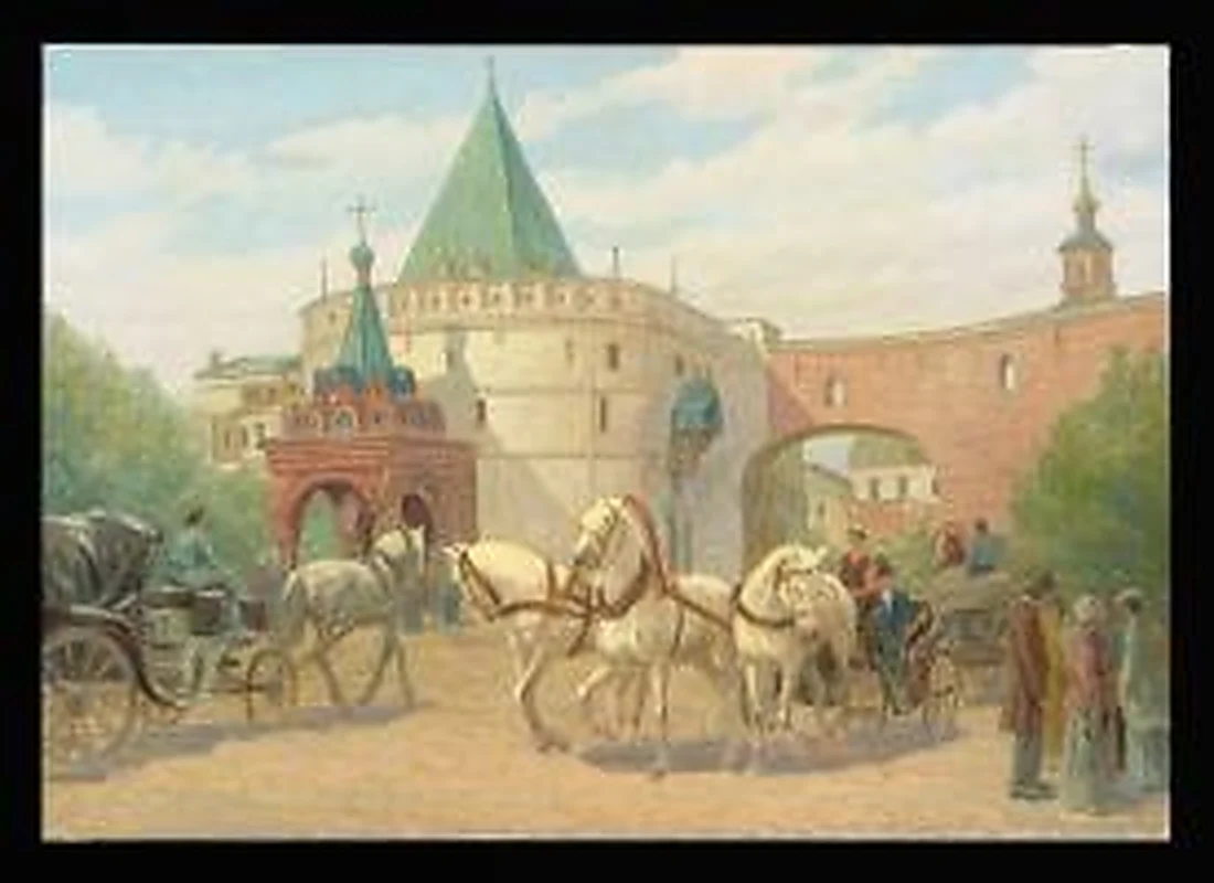 Varvara's Gate by Alexander Mikhailovich Kurzanov (b. 1938)