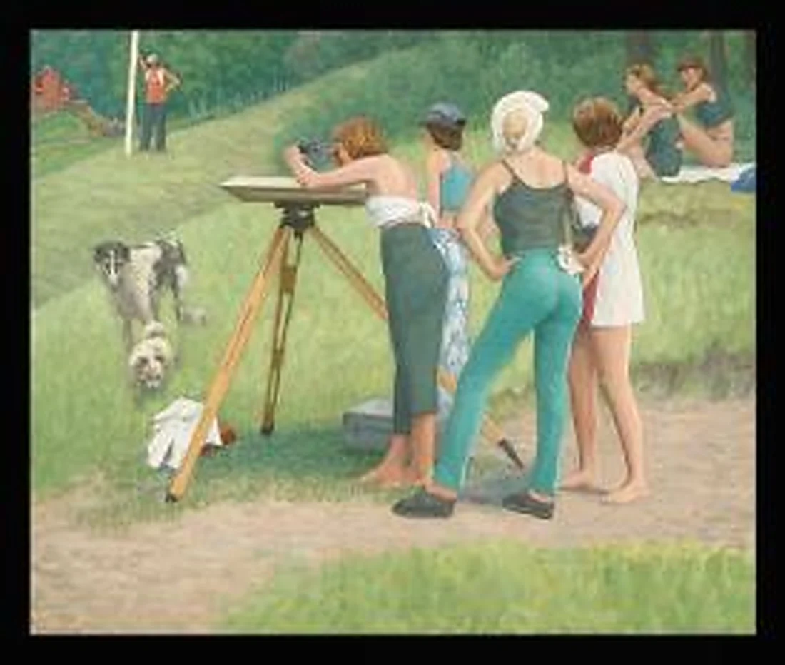 Practical Workers by Alexander Mikhailovich Kurzanov (b. 1938)