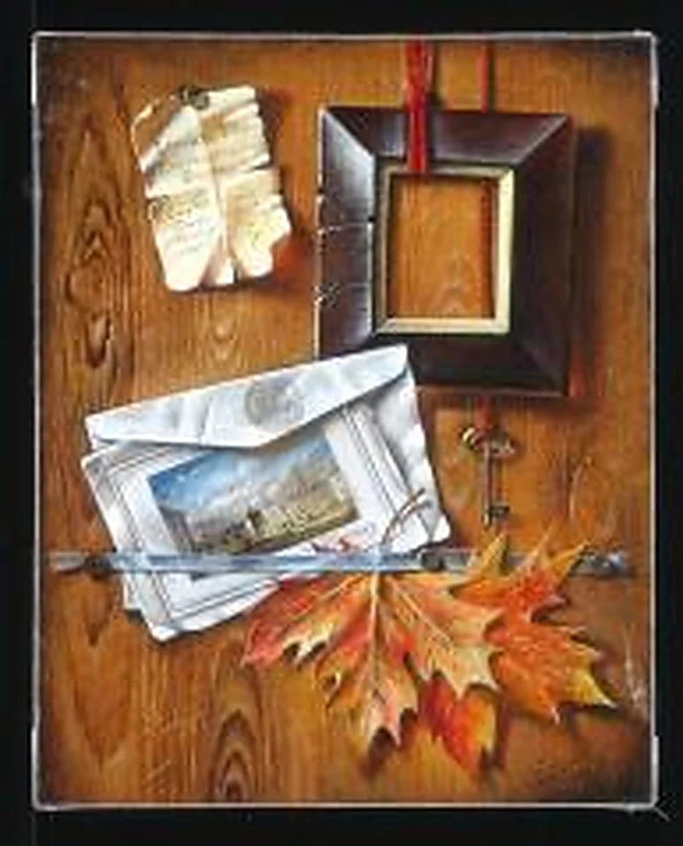 Still Life with a Letter by Natalia Artemievna Verdi (b. 1958)