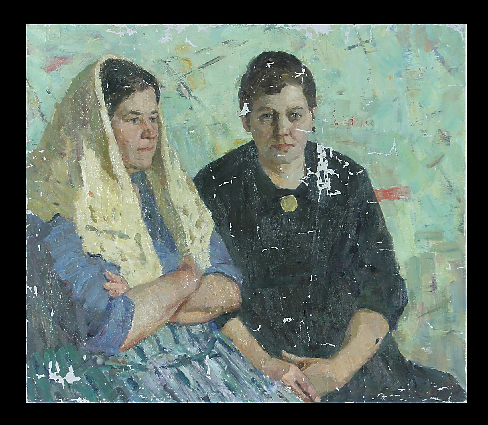 Double Portrait by Aleksei Pavlovich Eremenko (1922–1997)