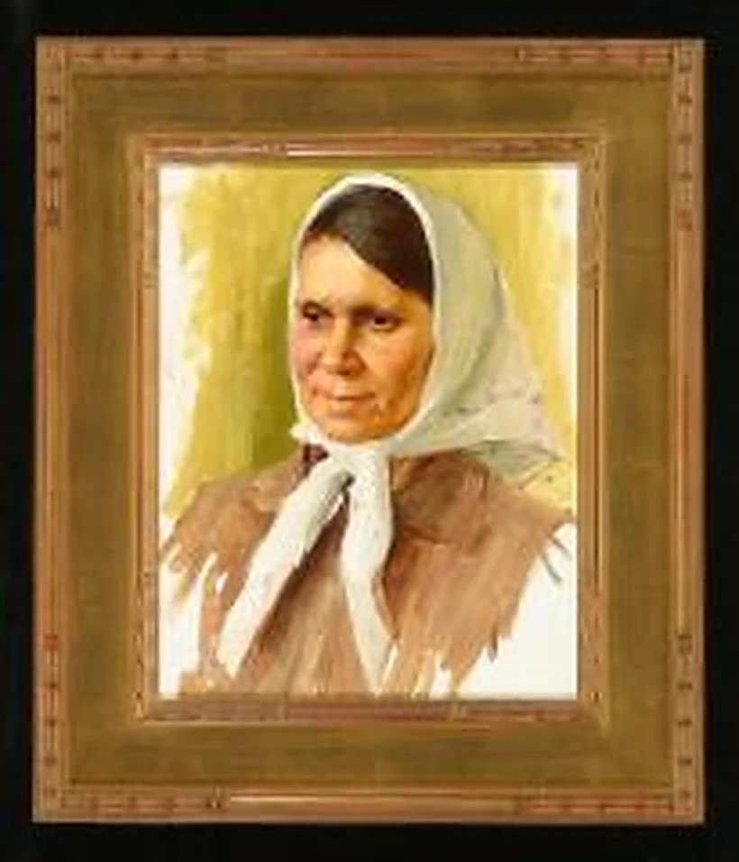 A Farmer by Aleksandr Sergeevich Murylev (1924–2001)