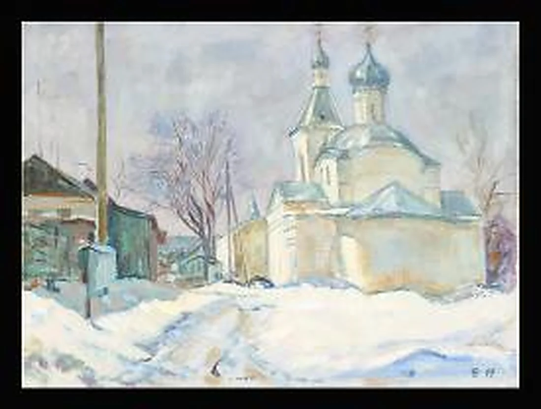 Winter by Vladimir Dmitrievich Fefelov (b. 1939)