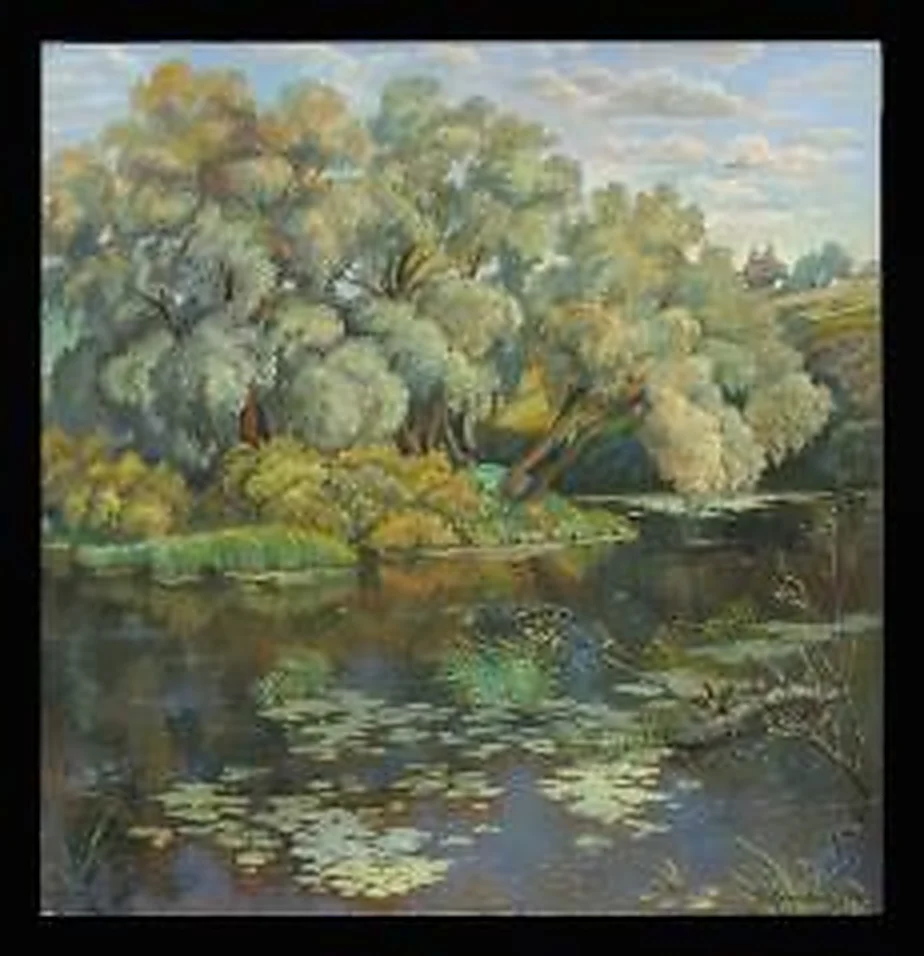 Silver Willow by Gennadi Grigorevich Grishchenko (b. 1940)