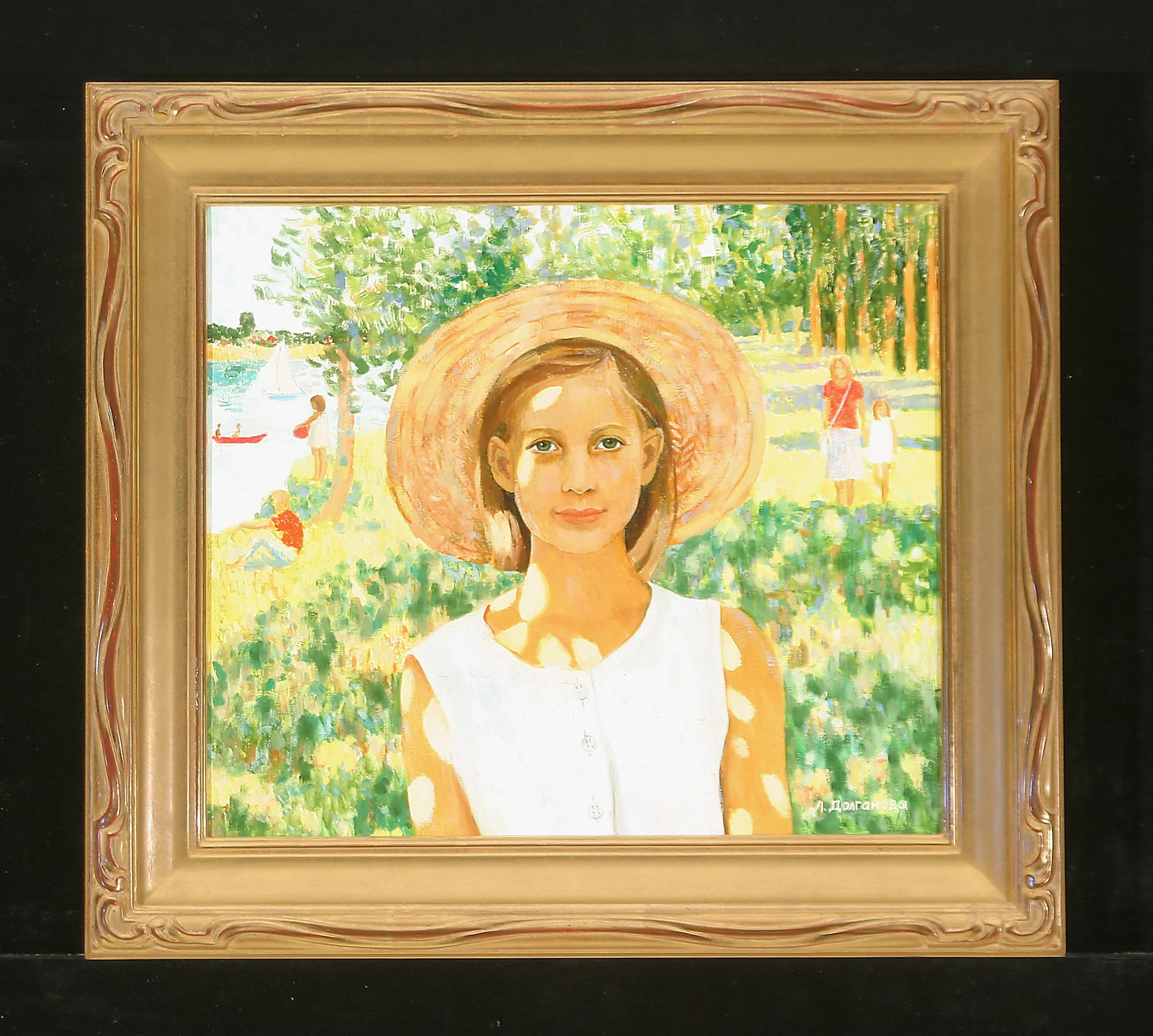 Grande Jatte Revisited (Summer Day) by Lilia Anatolionva Dolganova (b. 1964)