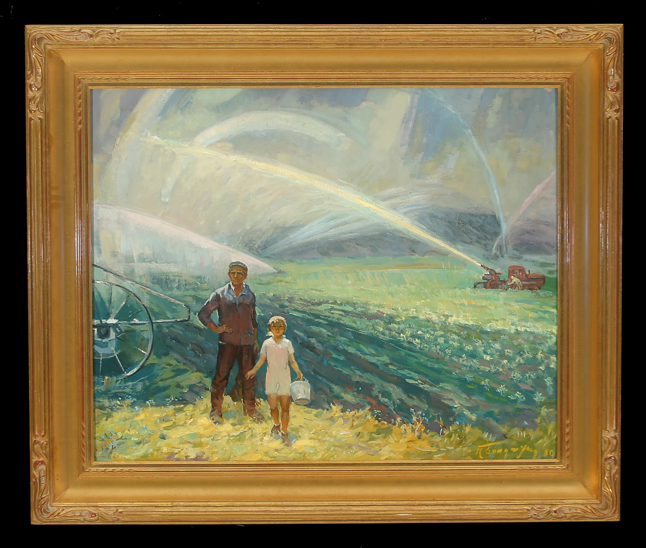 Rainmaking by Petr Kuzmich Bondarenko (b. 1915)