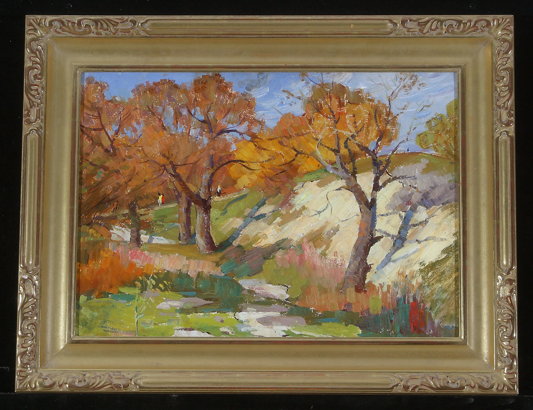 Autumn Sun by Yuri Fedorovich Vnodchenko (b. 1927)
