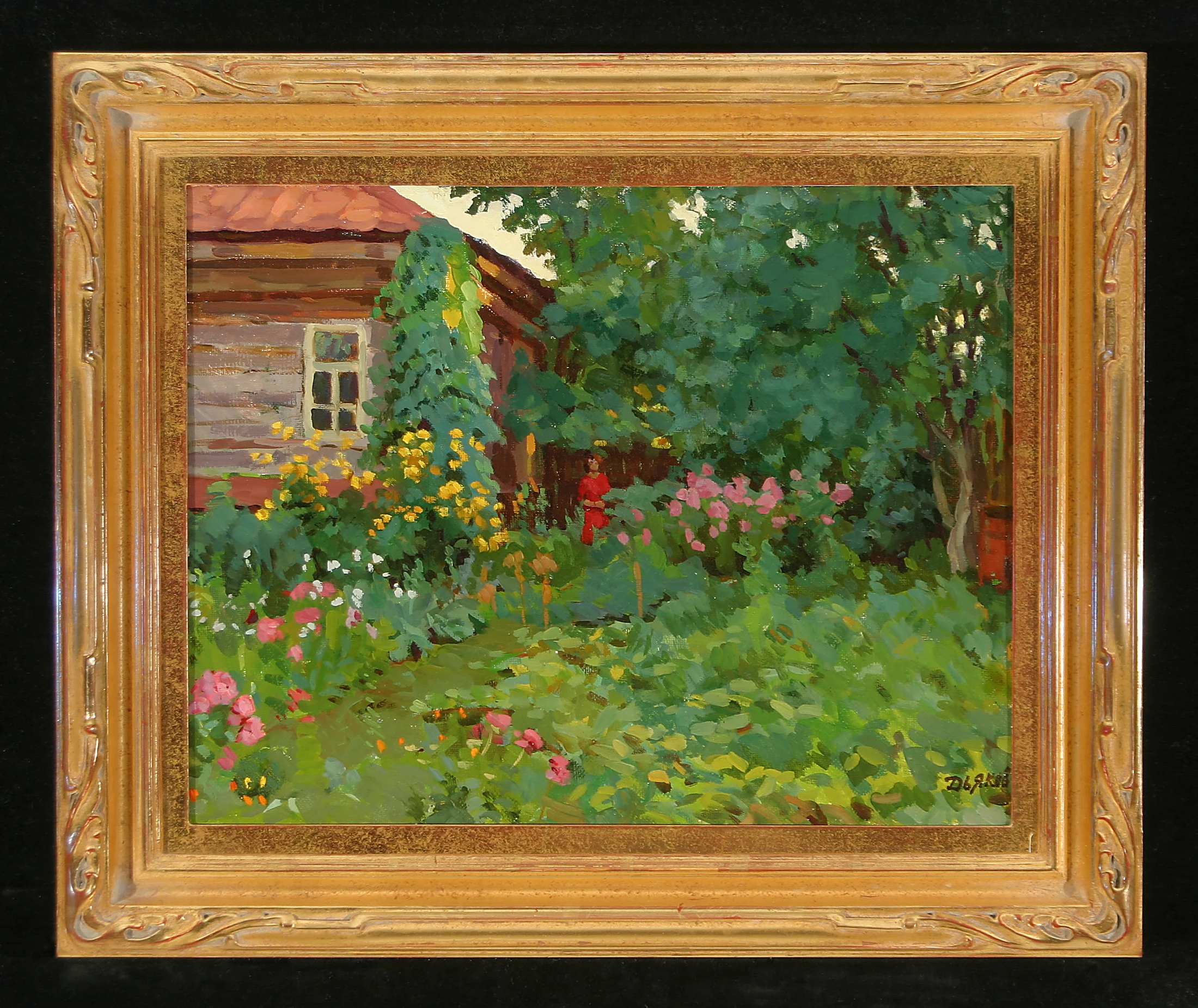 In the Garden by Yuri Petrovich Dyakov (1929–2008)