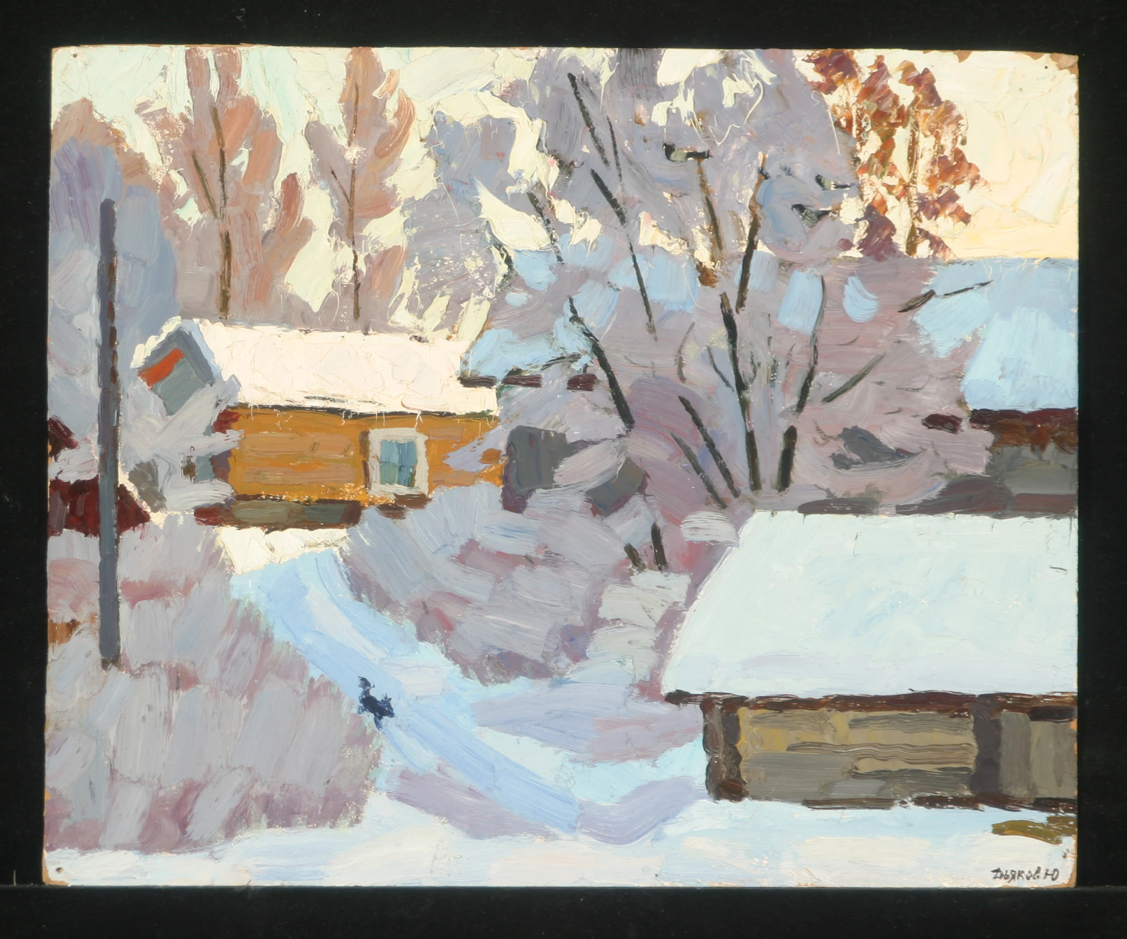 Winter Day by Yuri Petrovich Dyakov (1929–2008)