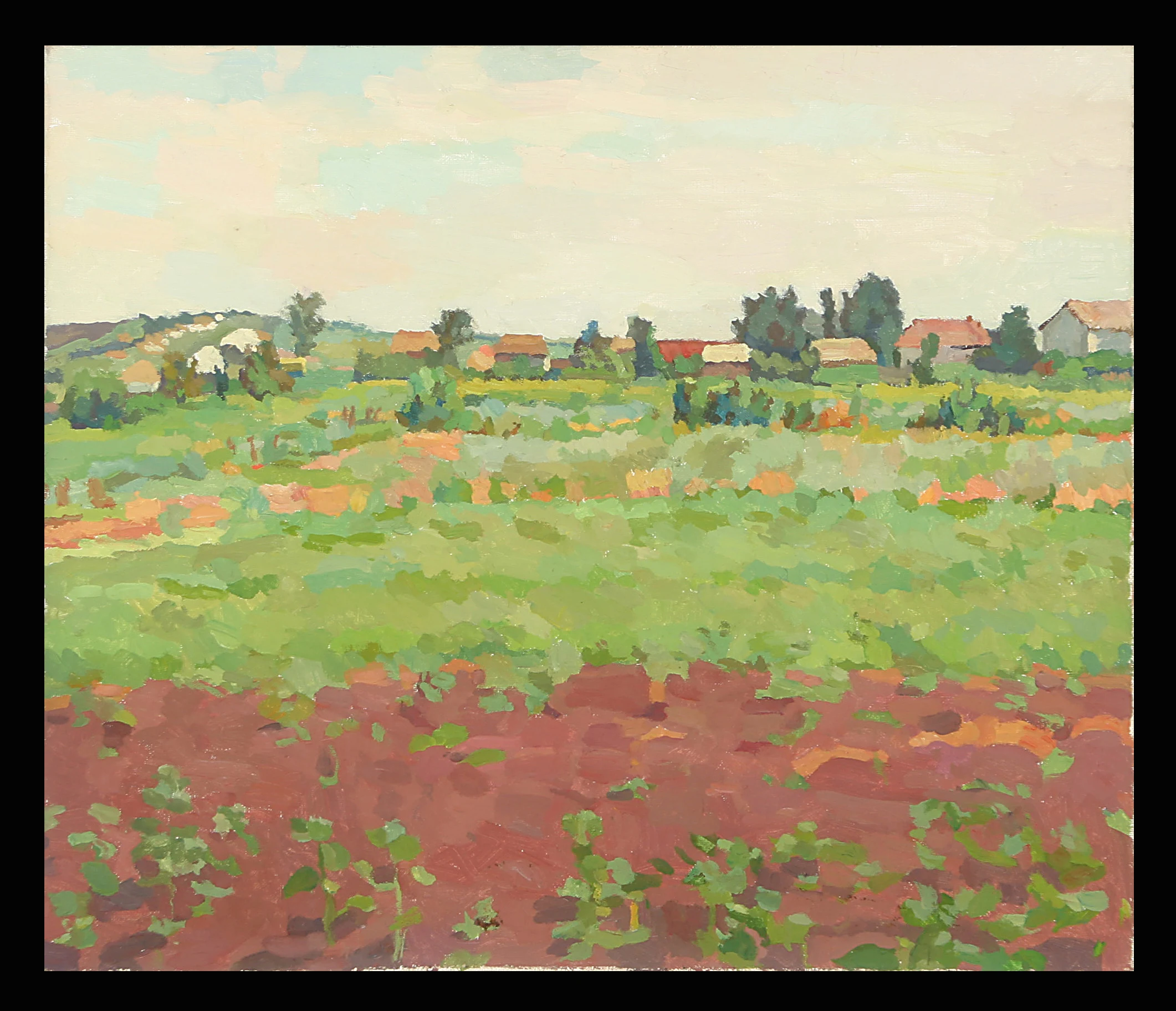 Midday. Beyond the Outskirts by Yuri Petrovich Dyakov (1929–2008)