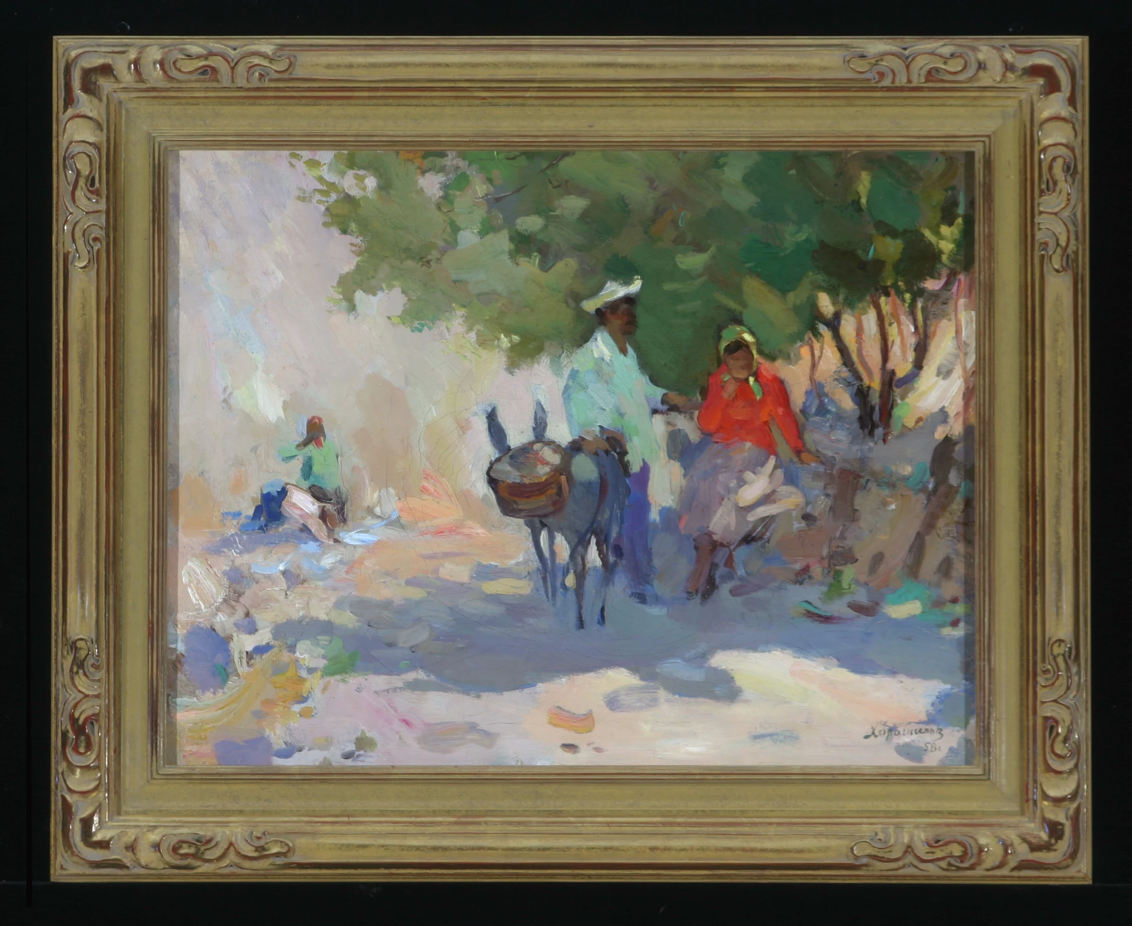People with an Ass by Yevgeni Borisovich Khoroshilov (1930–1982)