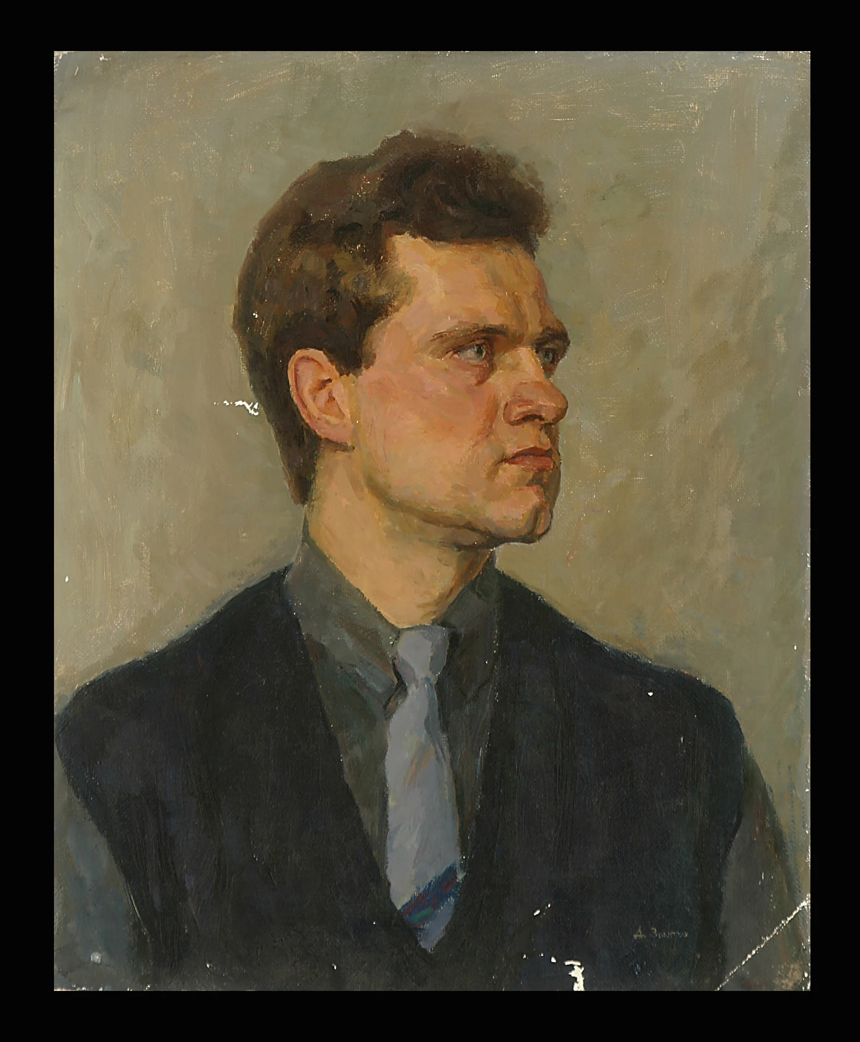 Portrait of a Man by Alexander Sergeevich Zolotikh (b. 1960)