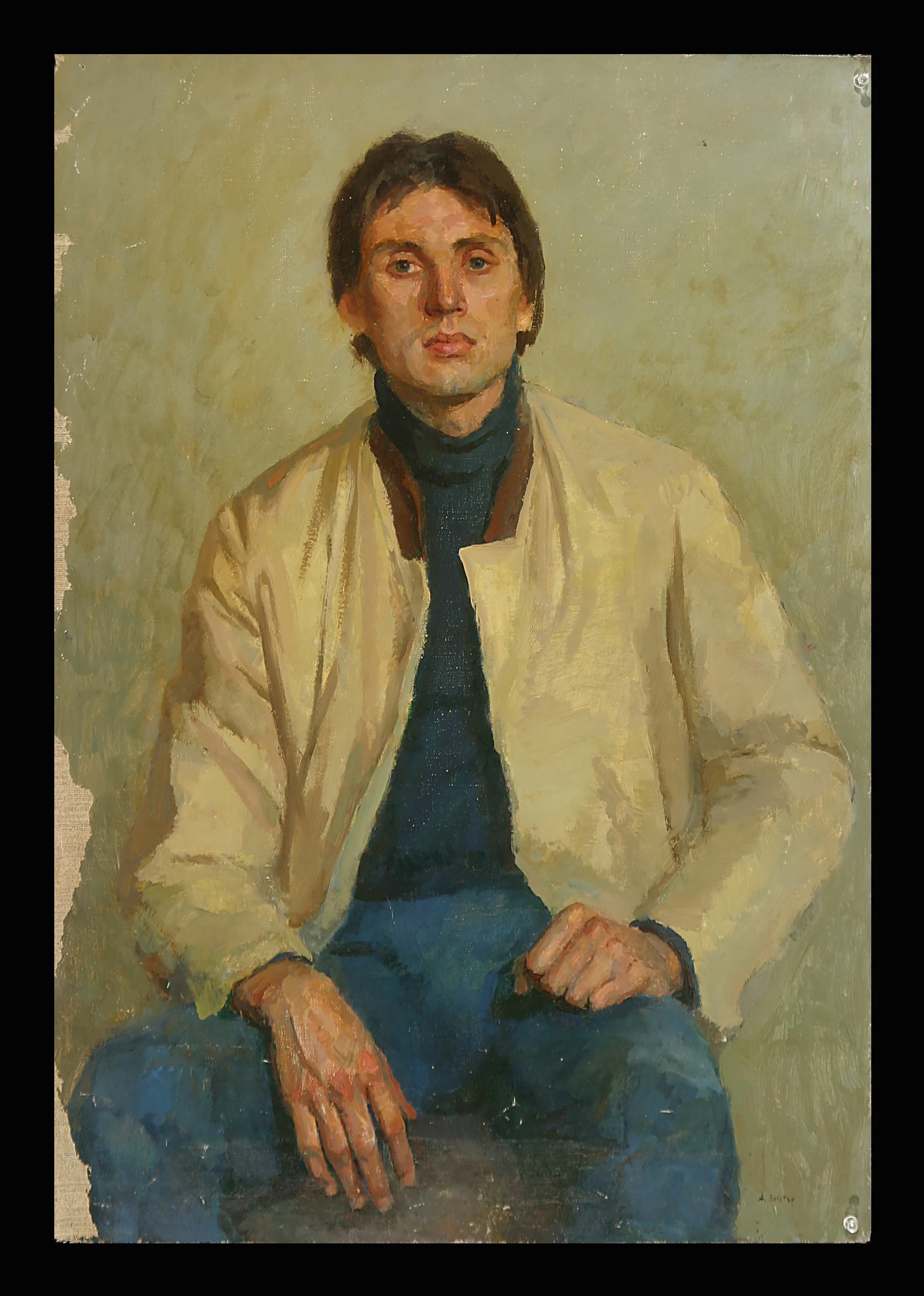Portrait of a Youth by Alexander Sergeevich Zolotikh (b. 1960)