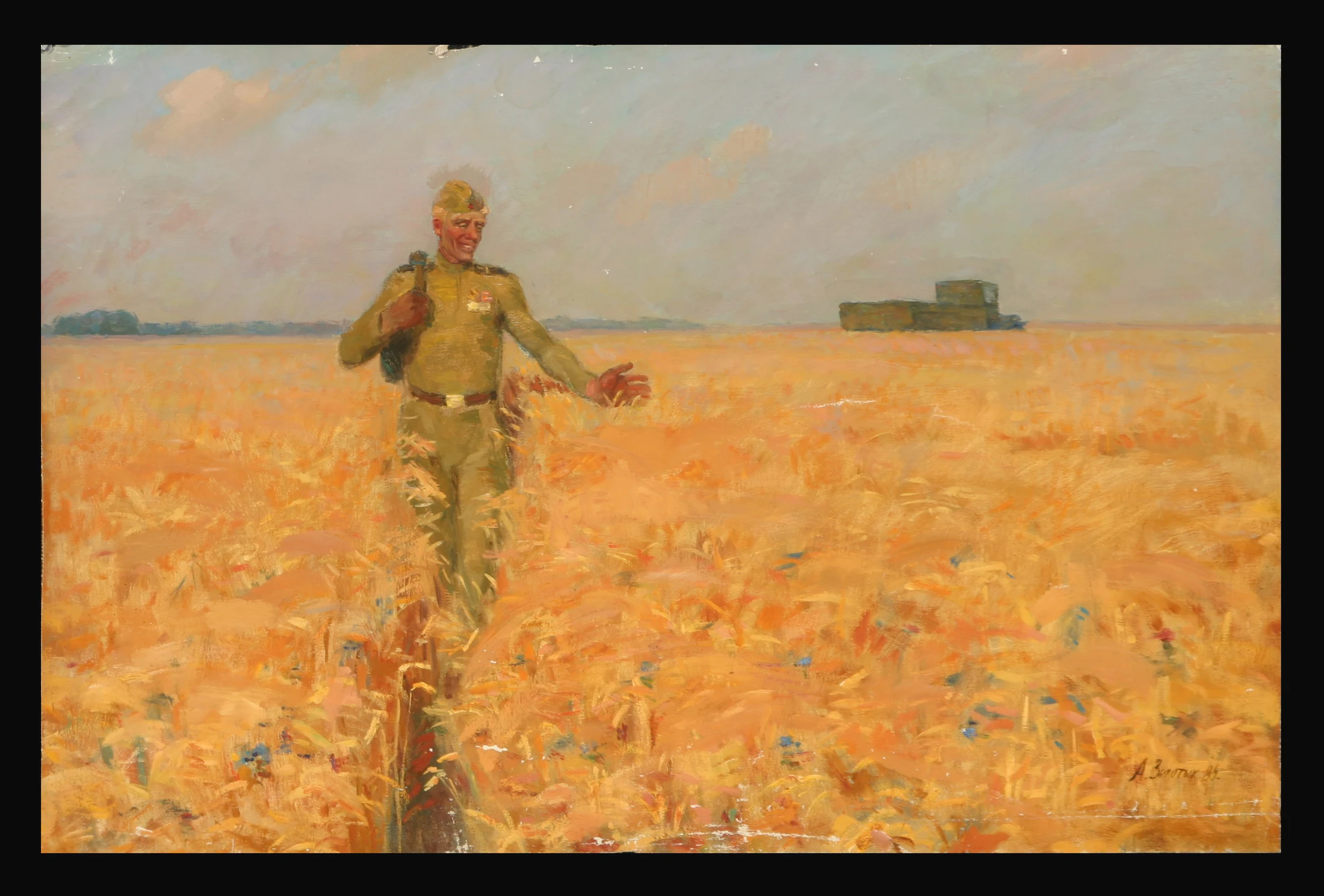 In the Native Land by Alexander Sergeevich Zolotikh (b. 1960)