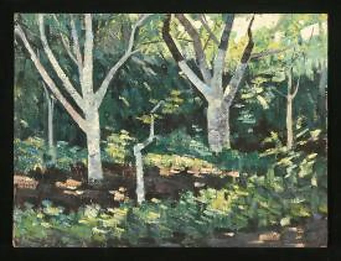In the Garden by Vladimir Ilich Shchedrin (b. 1942)